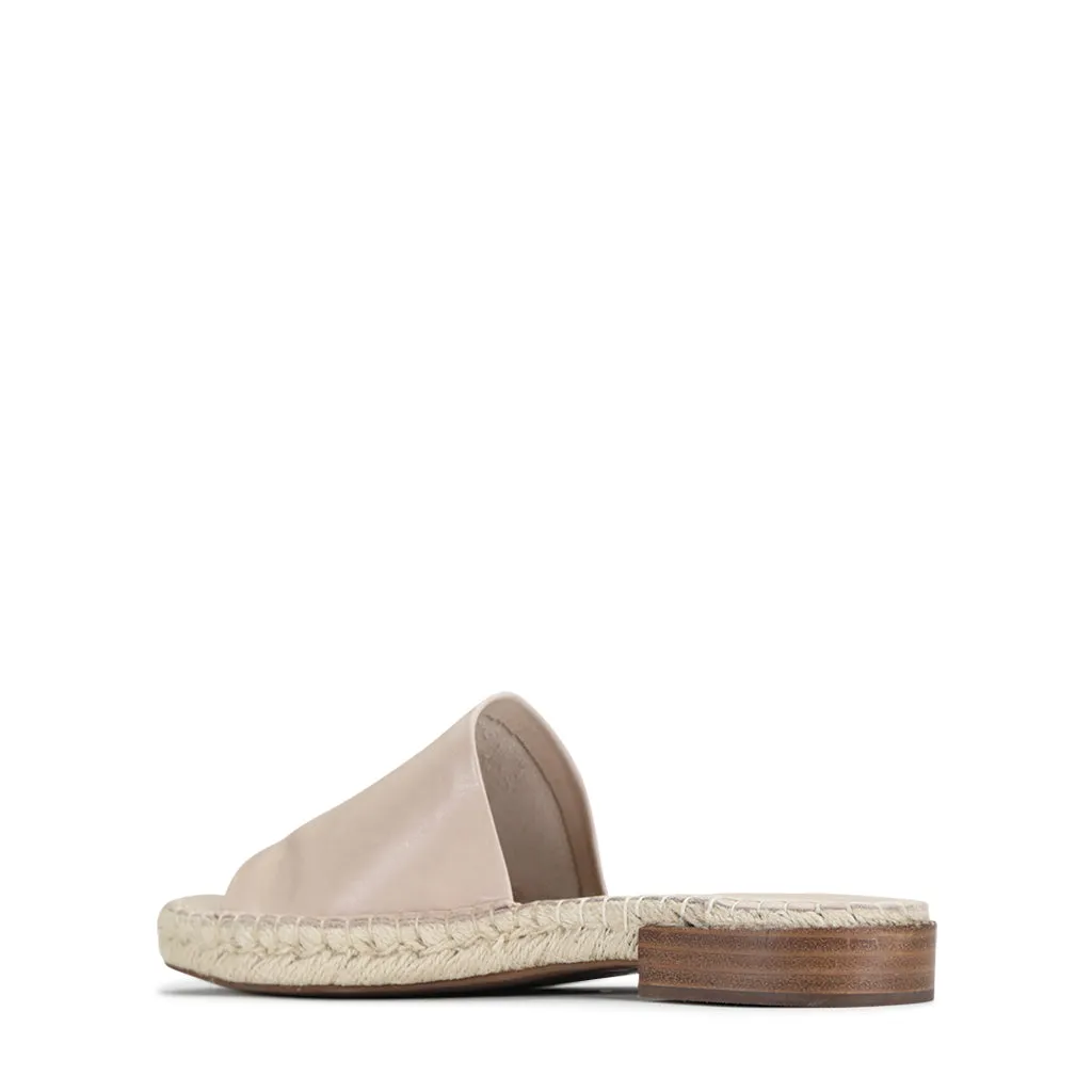 ESPADRILLE EN CUIR ESP À ENFILER