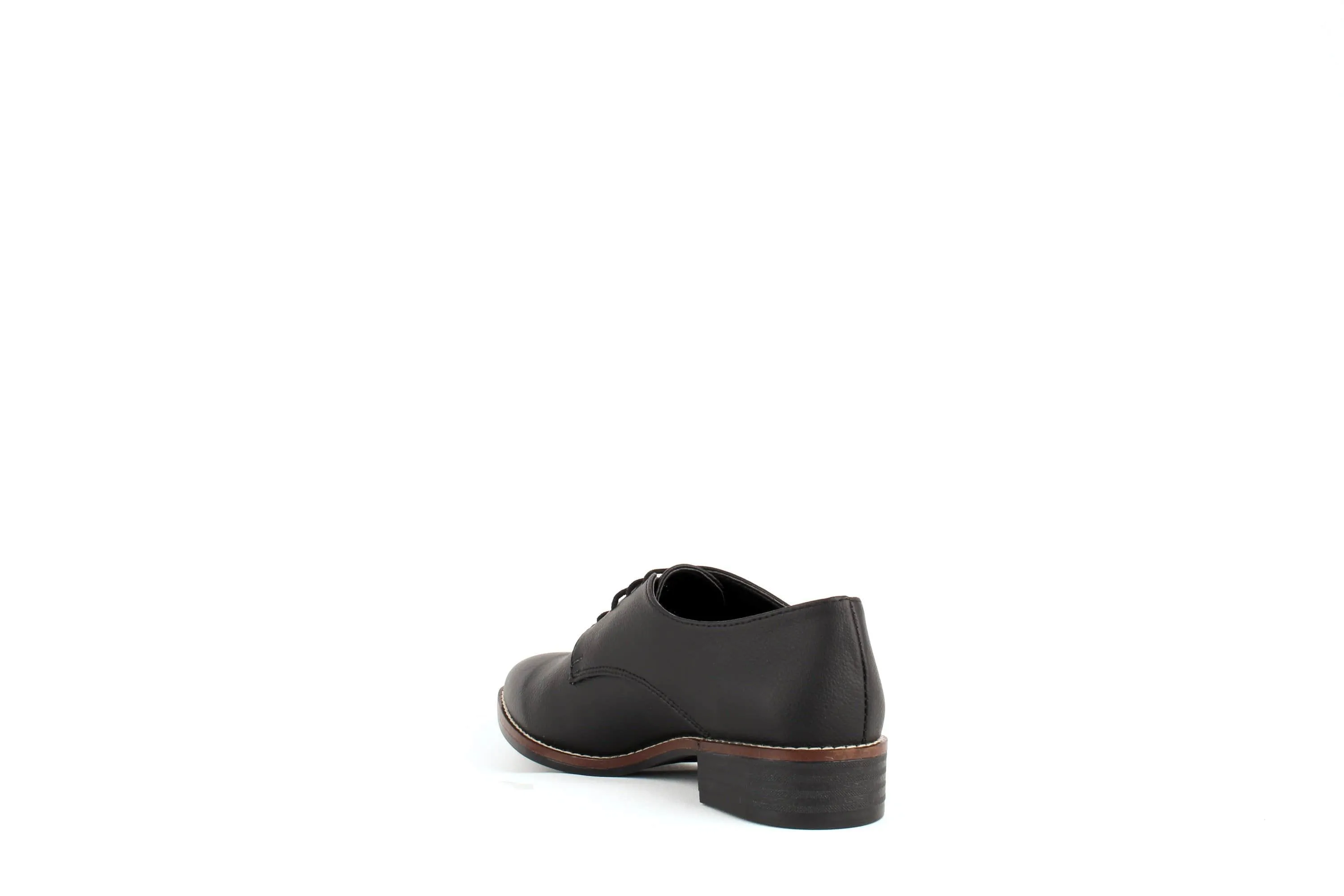 Chaussure Derby Vegan en Cuir de Cactus Esther Desserto® | Noir