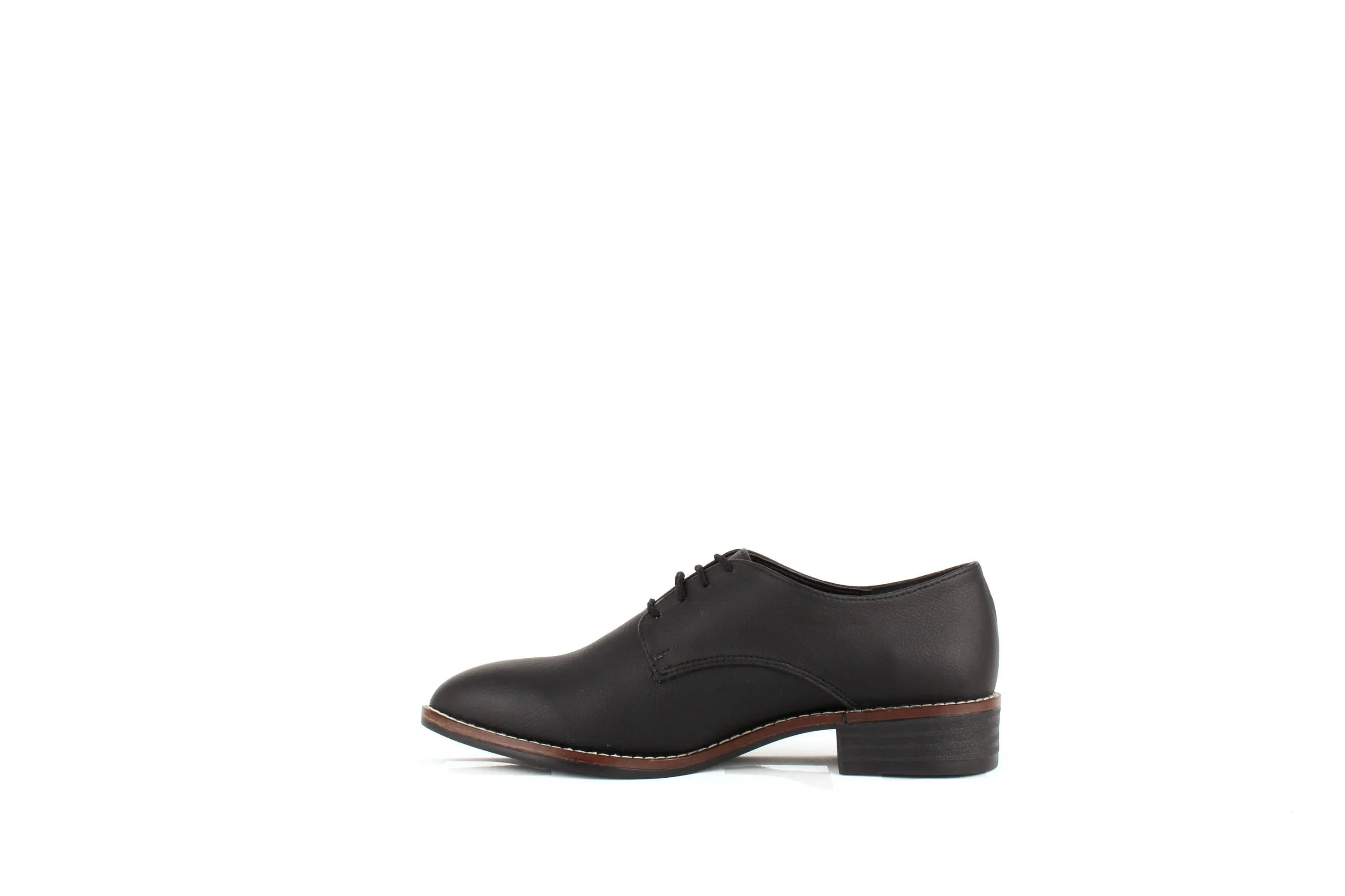 Chaussure Derby Vegan en Cuir de Cactus Esther Desserto® | Noir