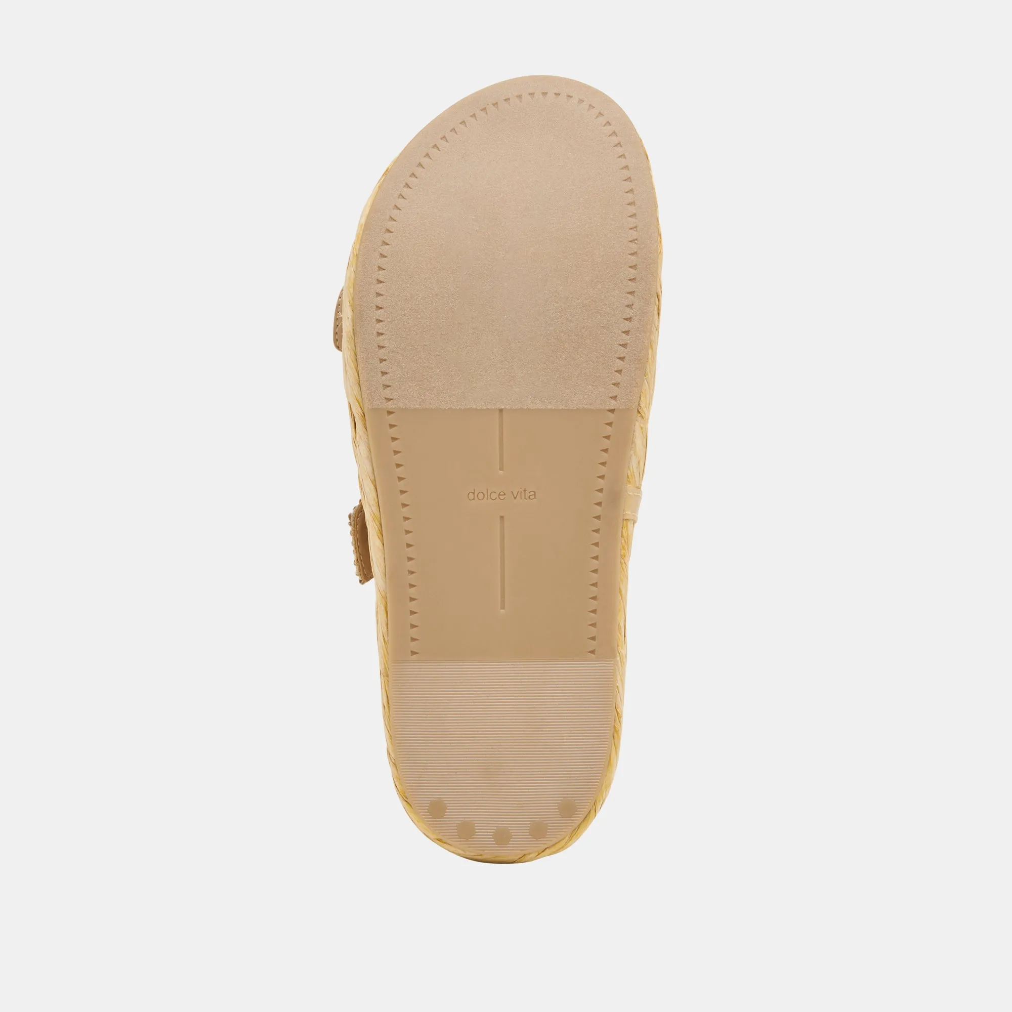 SANDALES FALYN MARRON NATUREL TISSÉ EN RAFIA
