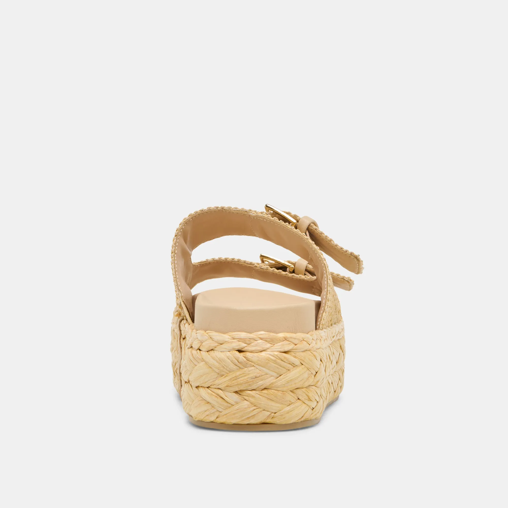 SANDALES FALYN LT NATUREL TISSÉ RAFIA