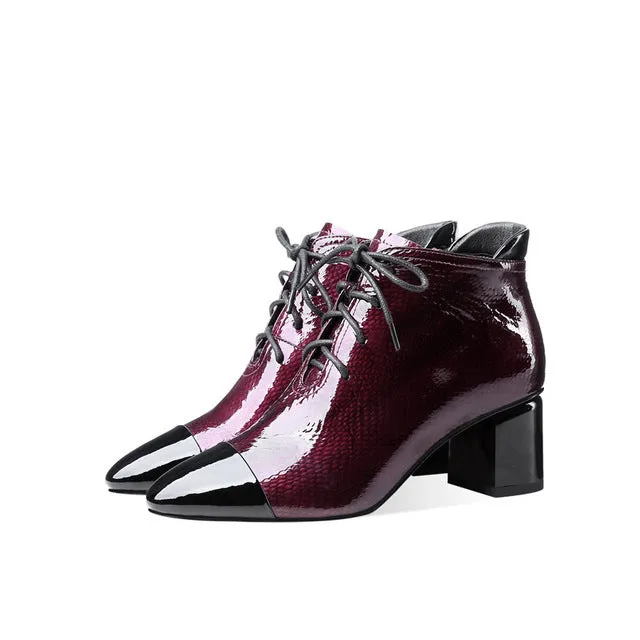 FEDONAS Bottines Élégantes pour Femme à Bout Pointu en Cuir Véritable, Bottes Chelsea Courtes Chaudes pour Bureau, Soirée, Chaussures Basiques Mode Femme Nova