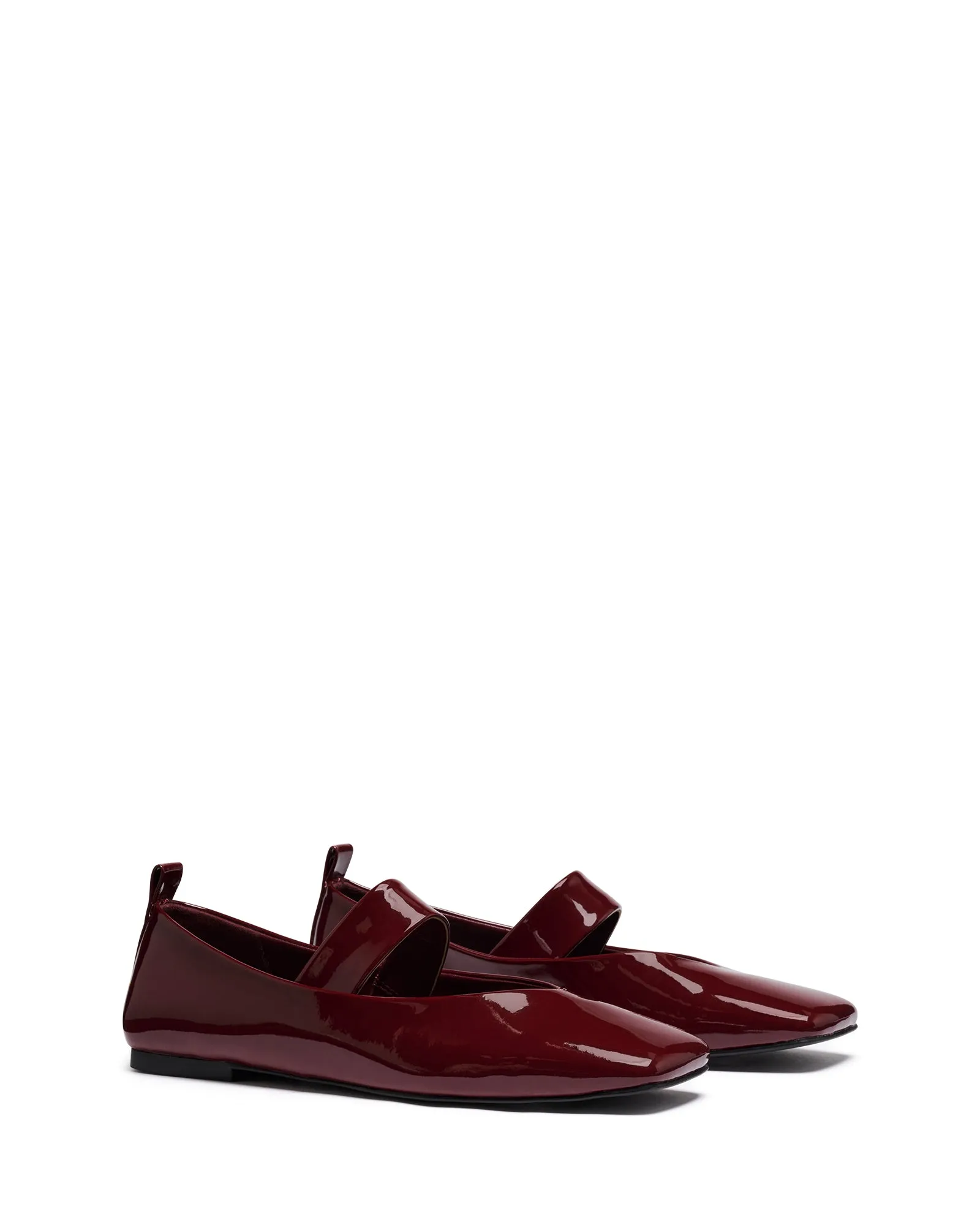 Gael Ballerine Bordeaux Vernis