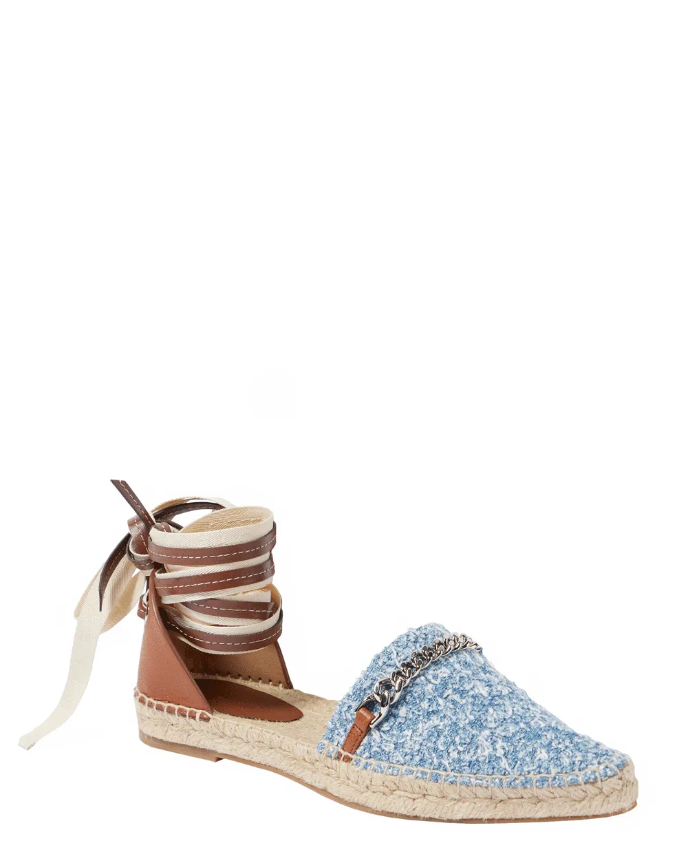 Gaia Bouclé Espadrille en Denim