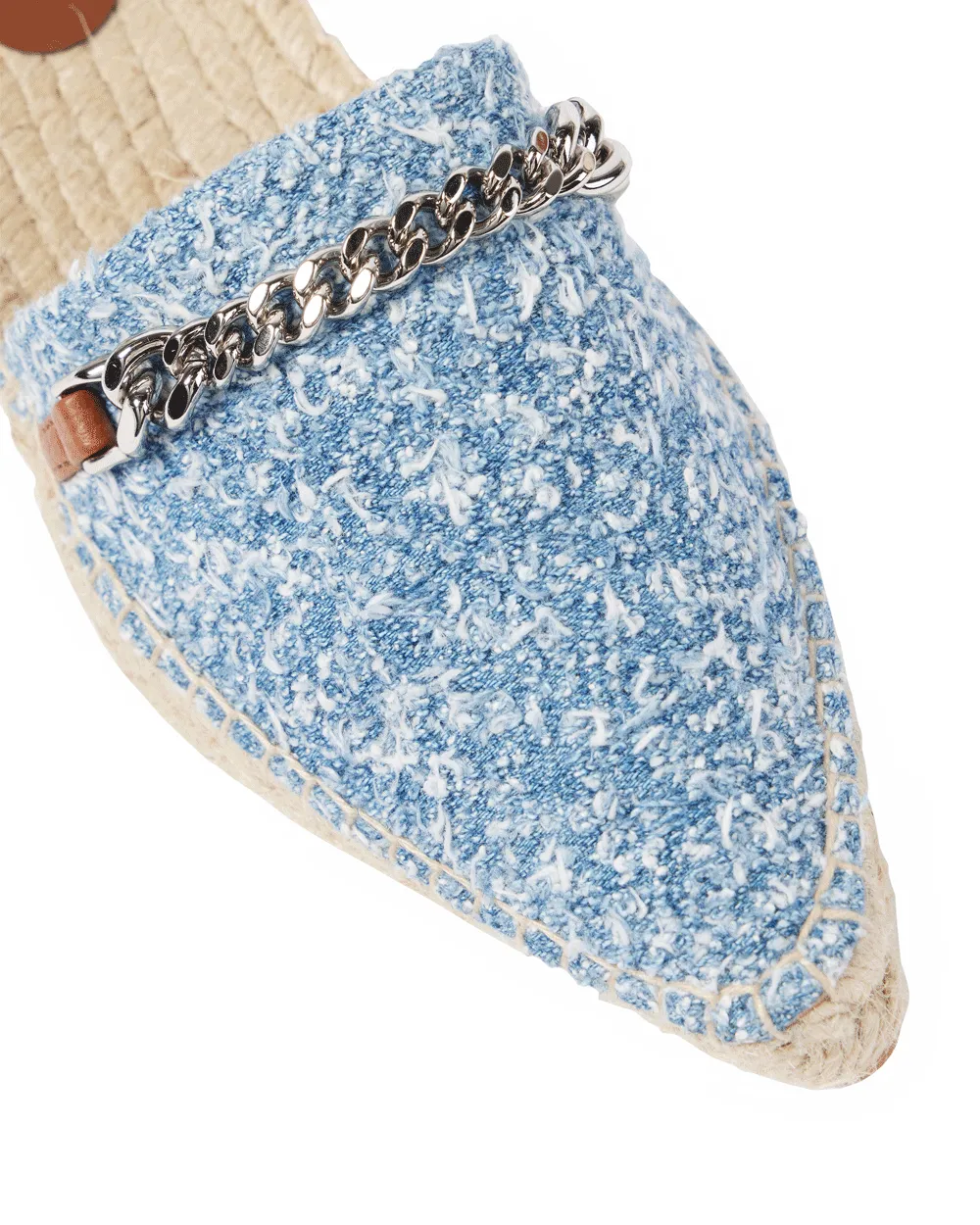 Gaia Bouclé Espadrille en Denim