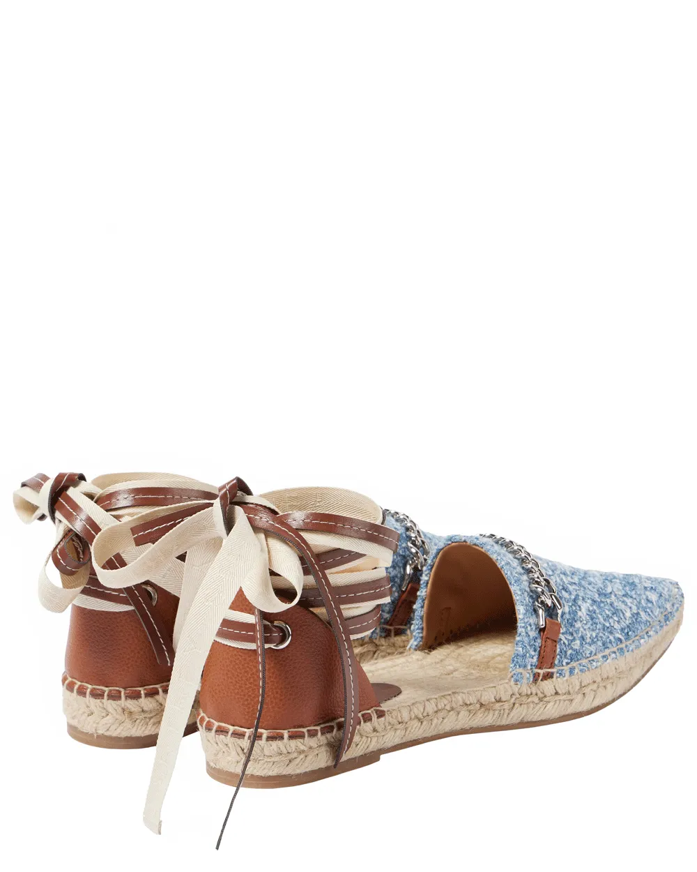 Gaia Bouclé Espadrille en Denim