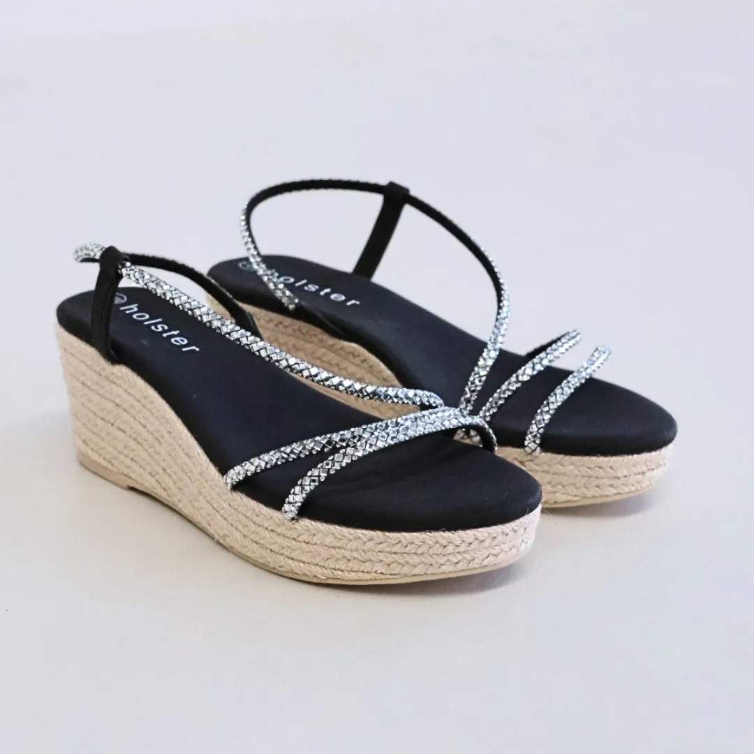 Geneva Espadrille Bundle - Noir / Beige