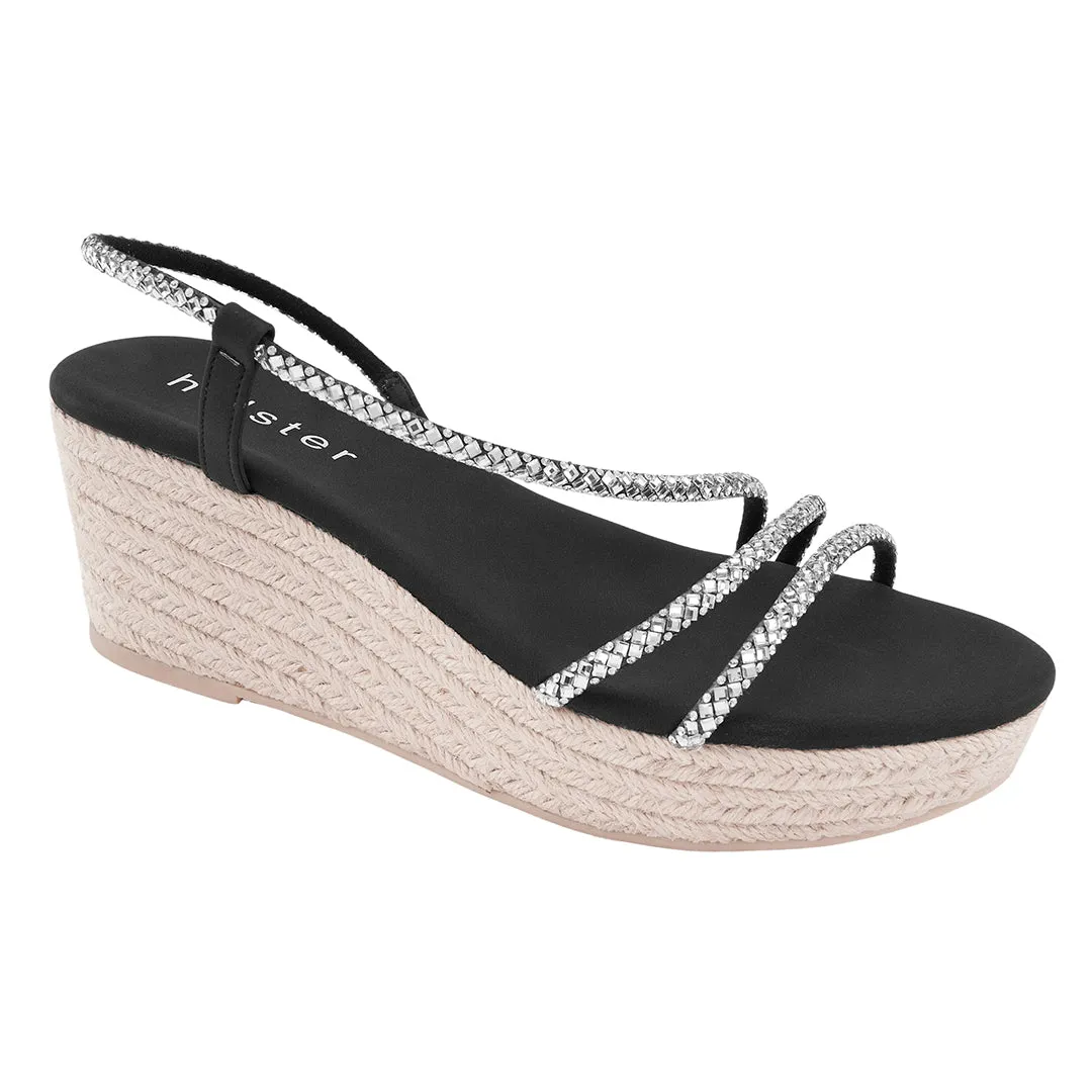 Geneva Espadrille Bundle - Noir / Beige