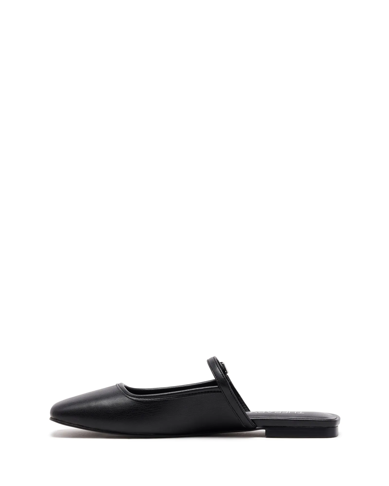 Gianna Ballerine Noir Lisse