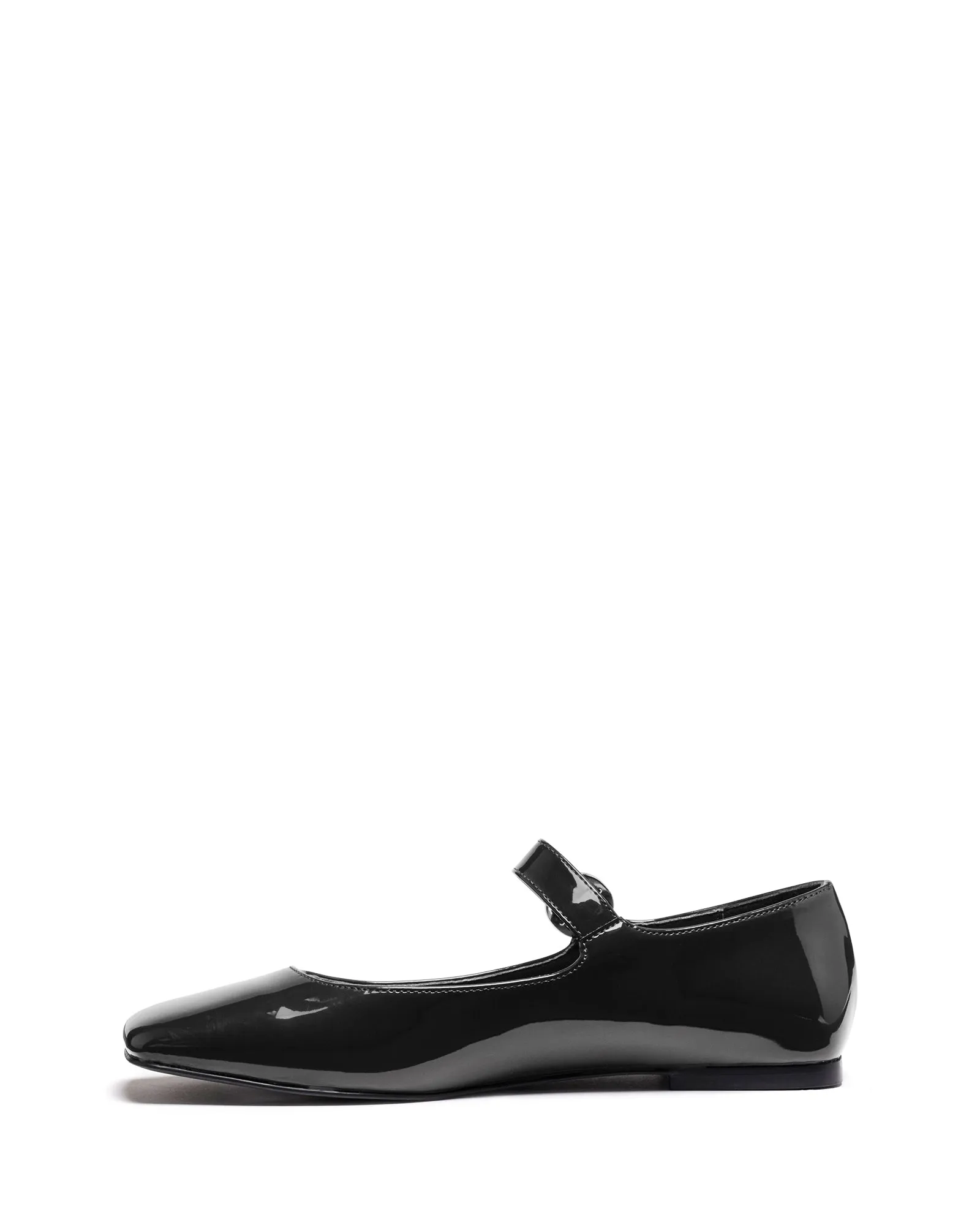 Gracee Ballerine Noir Vernis