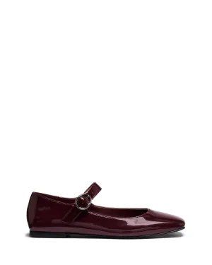Gracee Ballerine Bordeaux Vernis