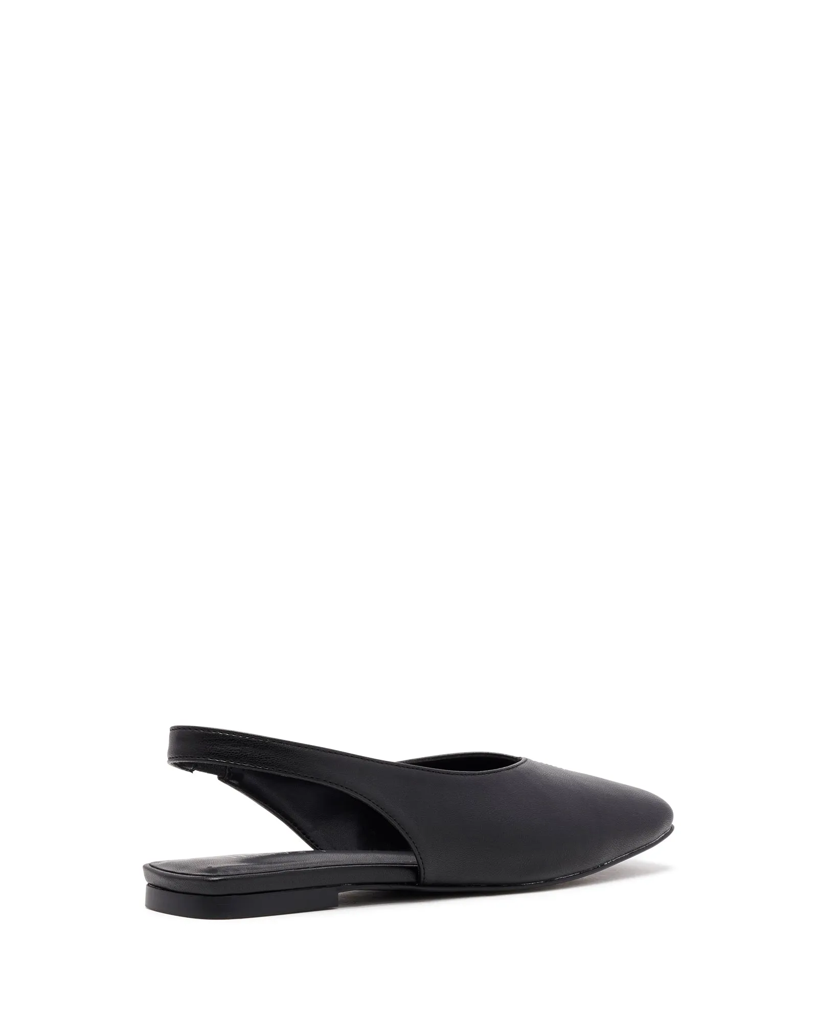 Escarpin Slingback Noir Plat