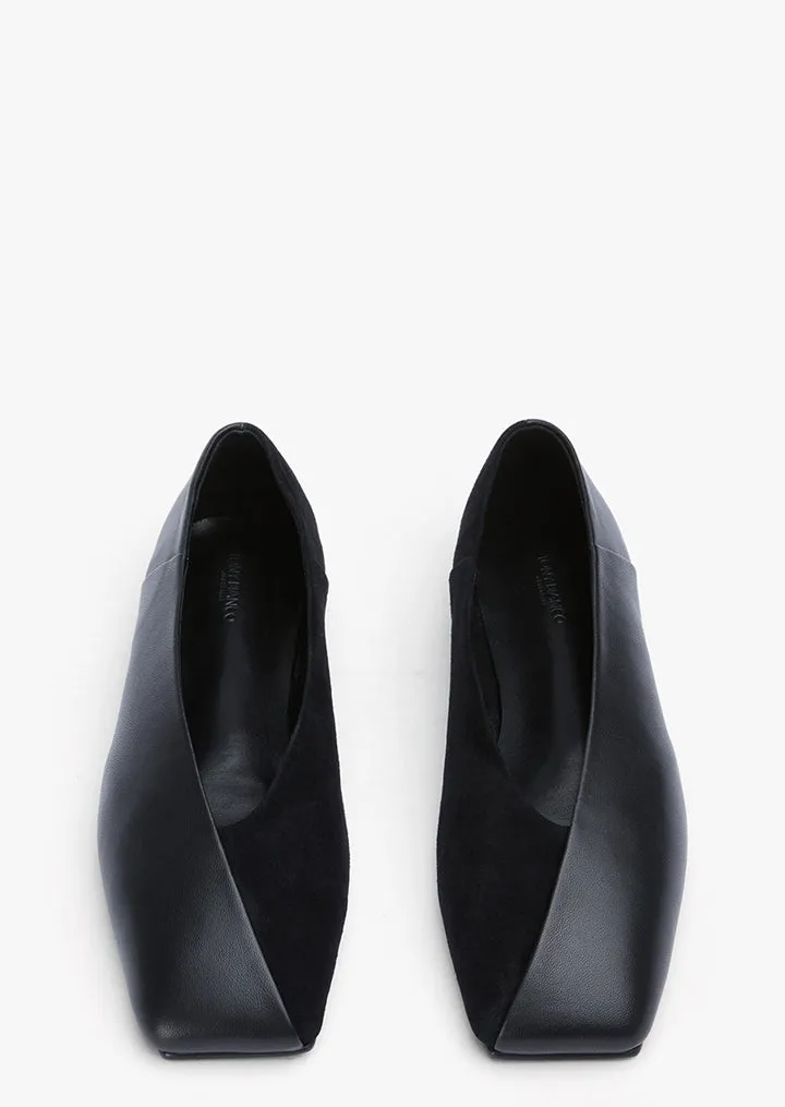 Hanna Noir Nappa/Suede Noir