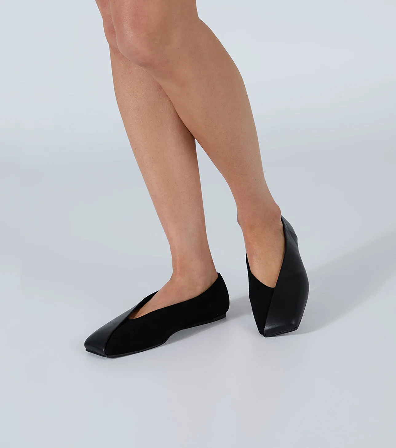 Hanna Noir Nappa/Suede Noir
