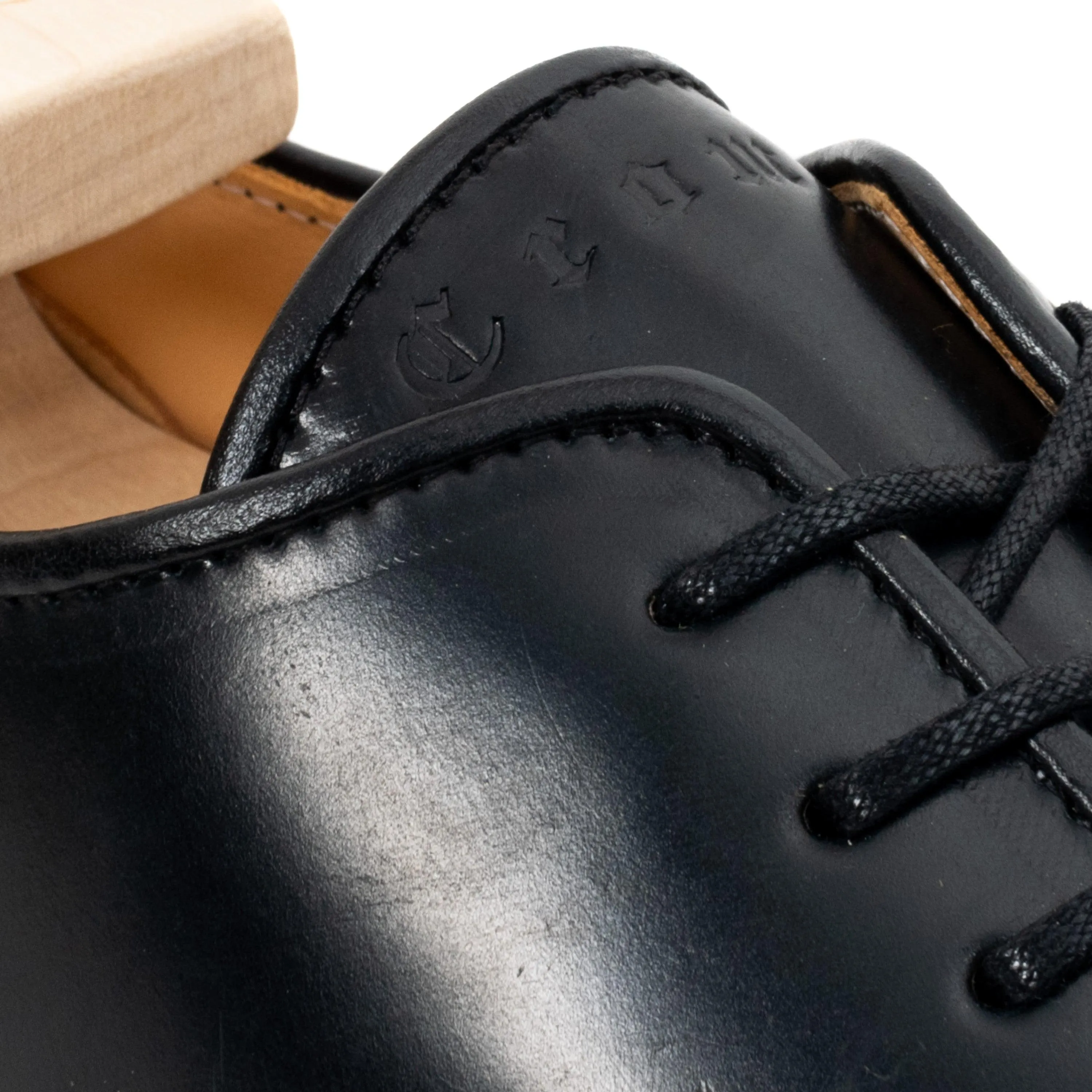 Harlestone Derby - Cordovan Shell Noir Horween