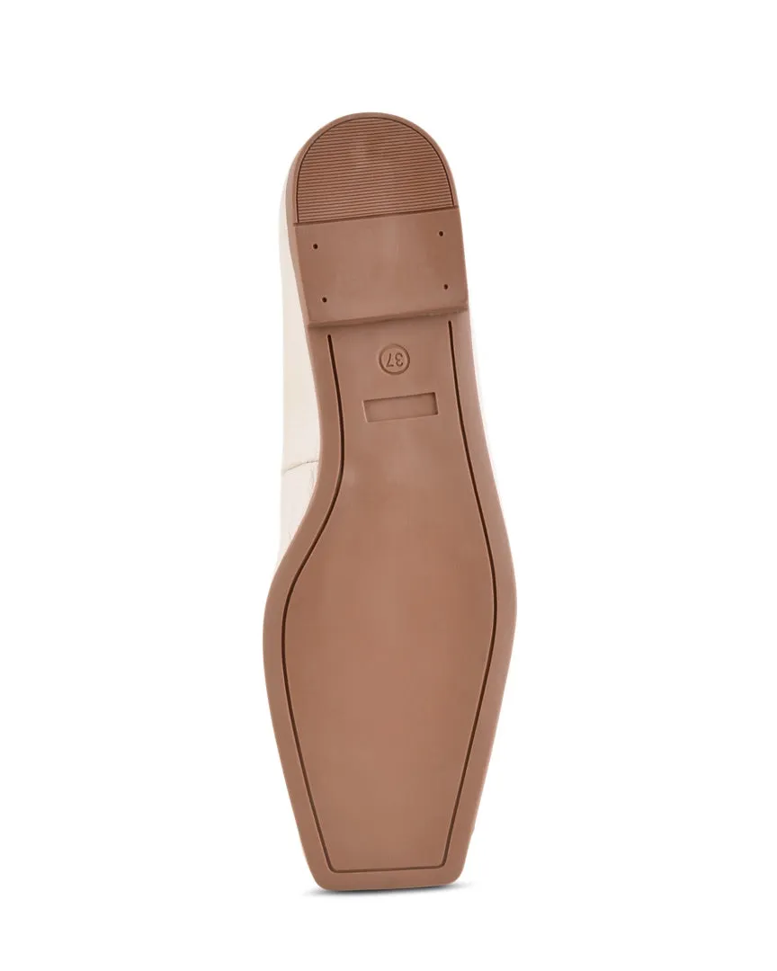 Harper Cuir Blanc Cassé