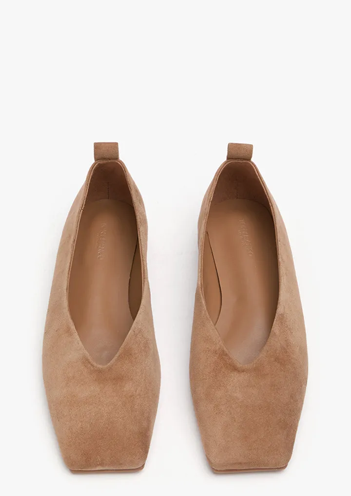 Daim taupe noisette
