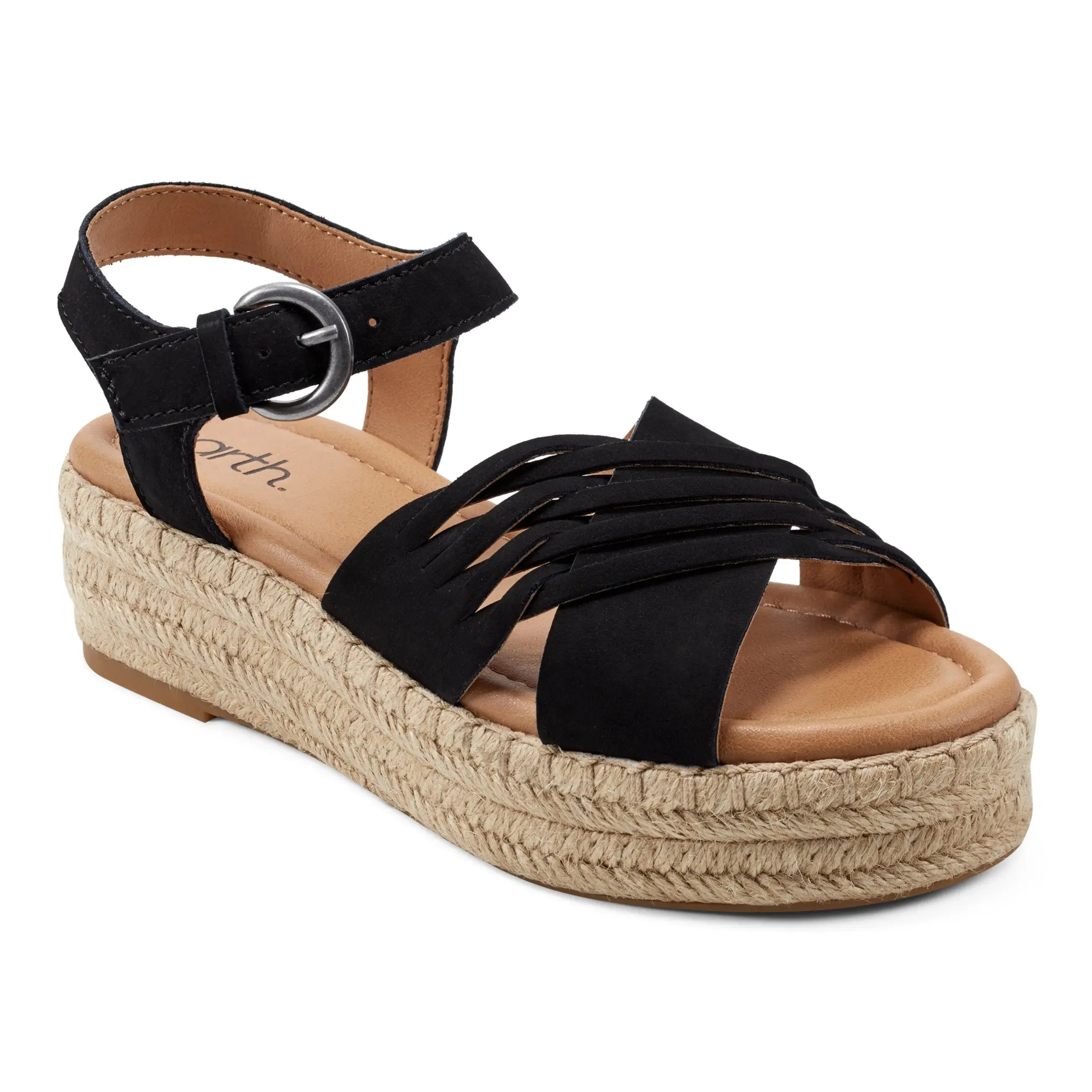 Espadrilles décontractées à bouts ouverts Hilda avec plateforme