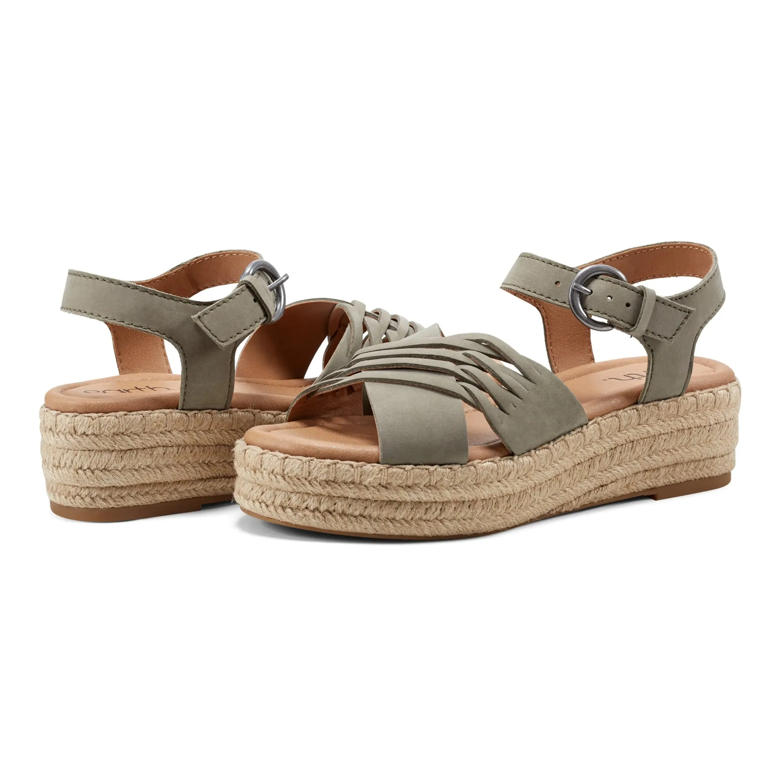 Espadrilles décontractées à bouts ouverts Hilda avec plateforme