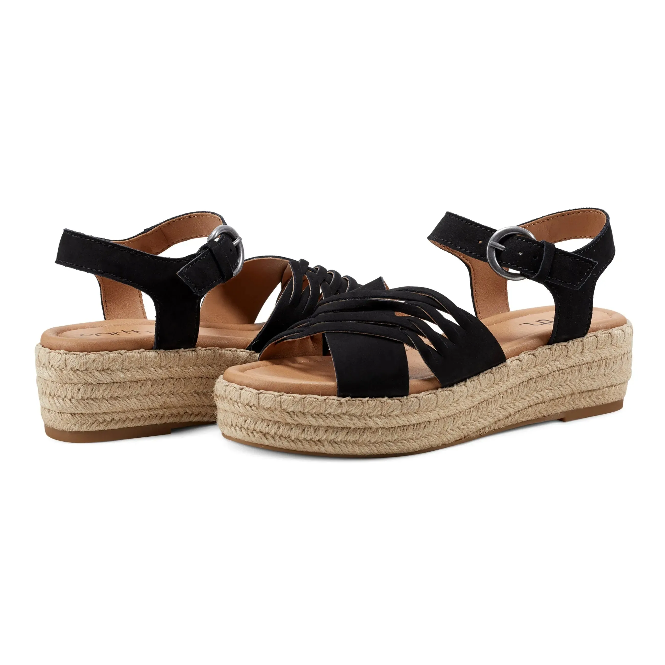 Espadrilles décontractées à bouts ouverts Hilda avec plateforme