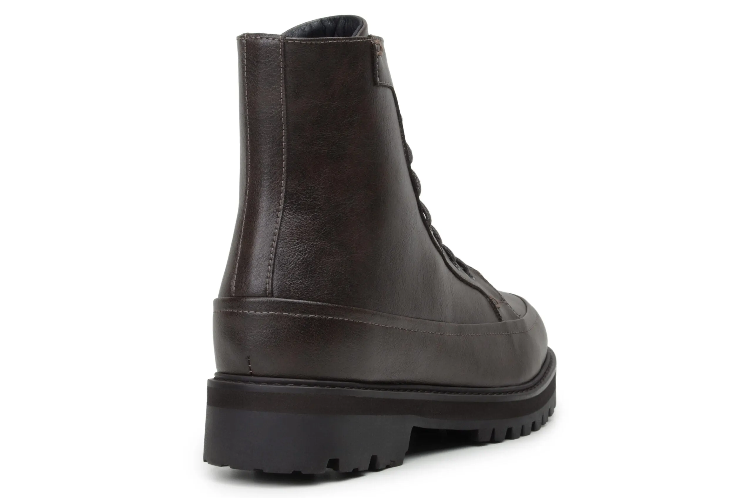Bottes lacées unisexes en simili-cuir vegan Ingmar | Café express