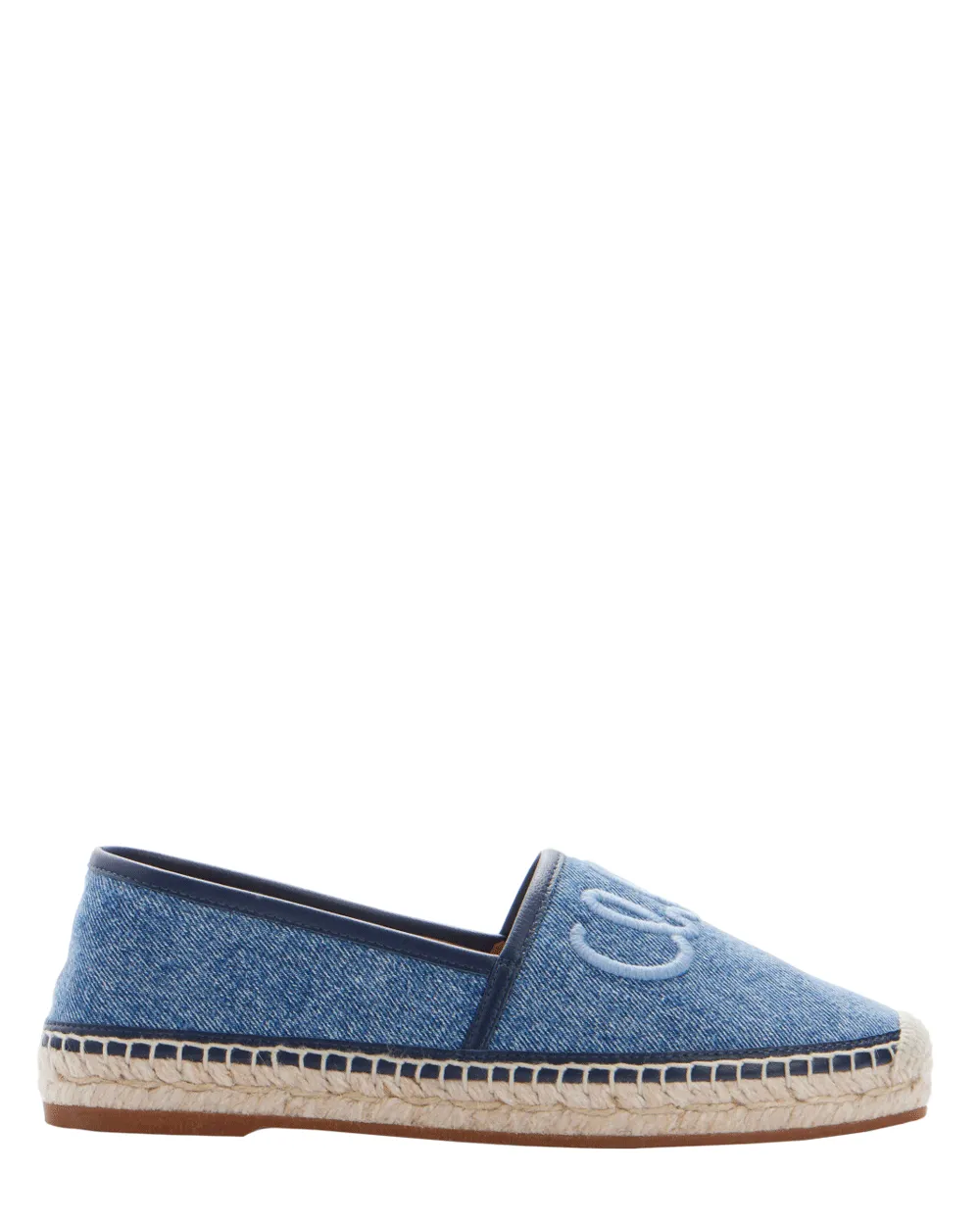 Isla Espadrille Brodée en Jean