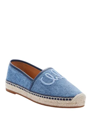 Isla Espadrille Brodée en Jean