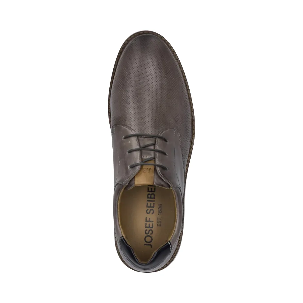 Josef Seibel Chaussure habillée perforée Stuart 02 pour homme en granit
