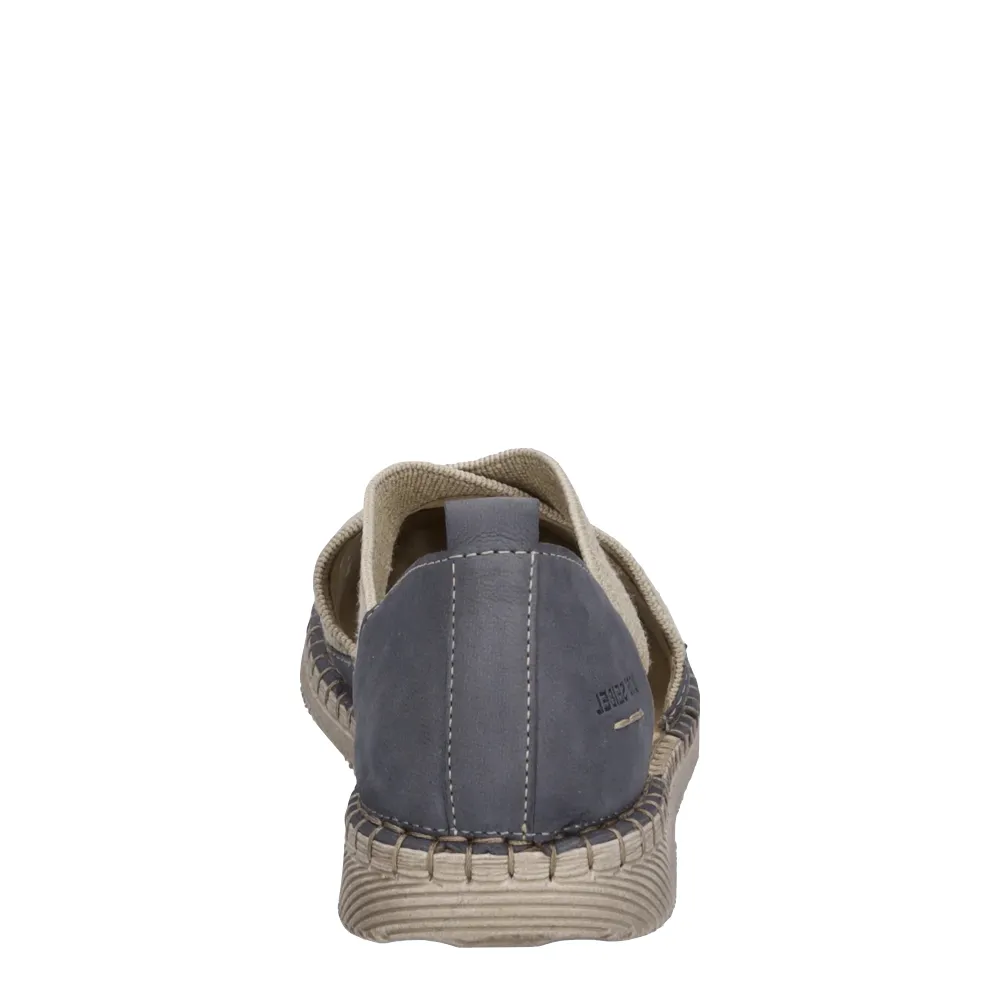 Josef Seibel Femme Sofie 44 Bride Croisée Mule en Jeans Bleu