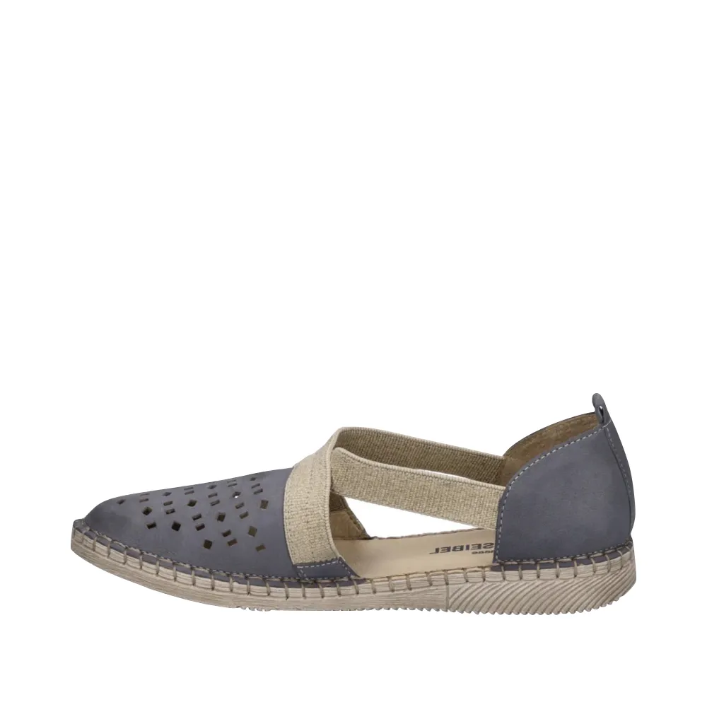 Josef Seibel Femme Sofie 44 Bride Croisée Mule en Jeans Bleu