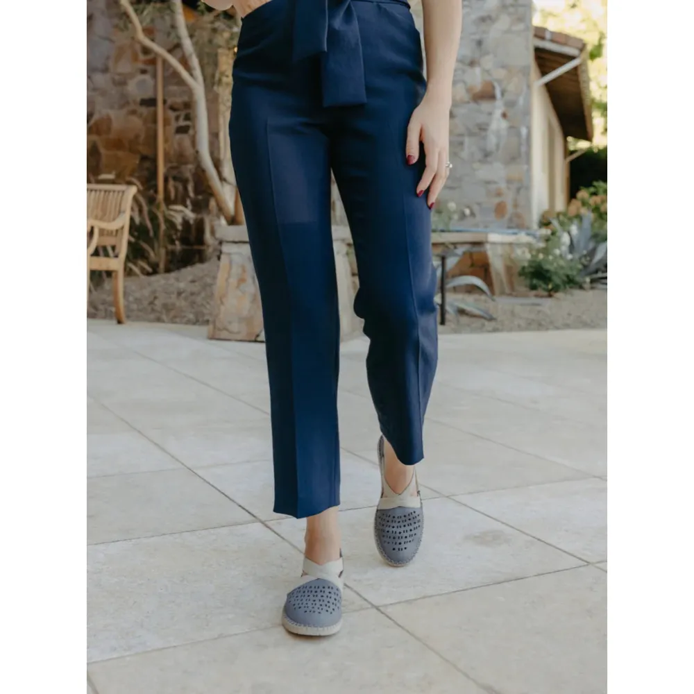 Josef Seibel Femme Sofie 44 Bride Croisée Mule en Jeans Bleu