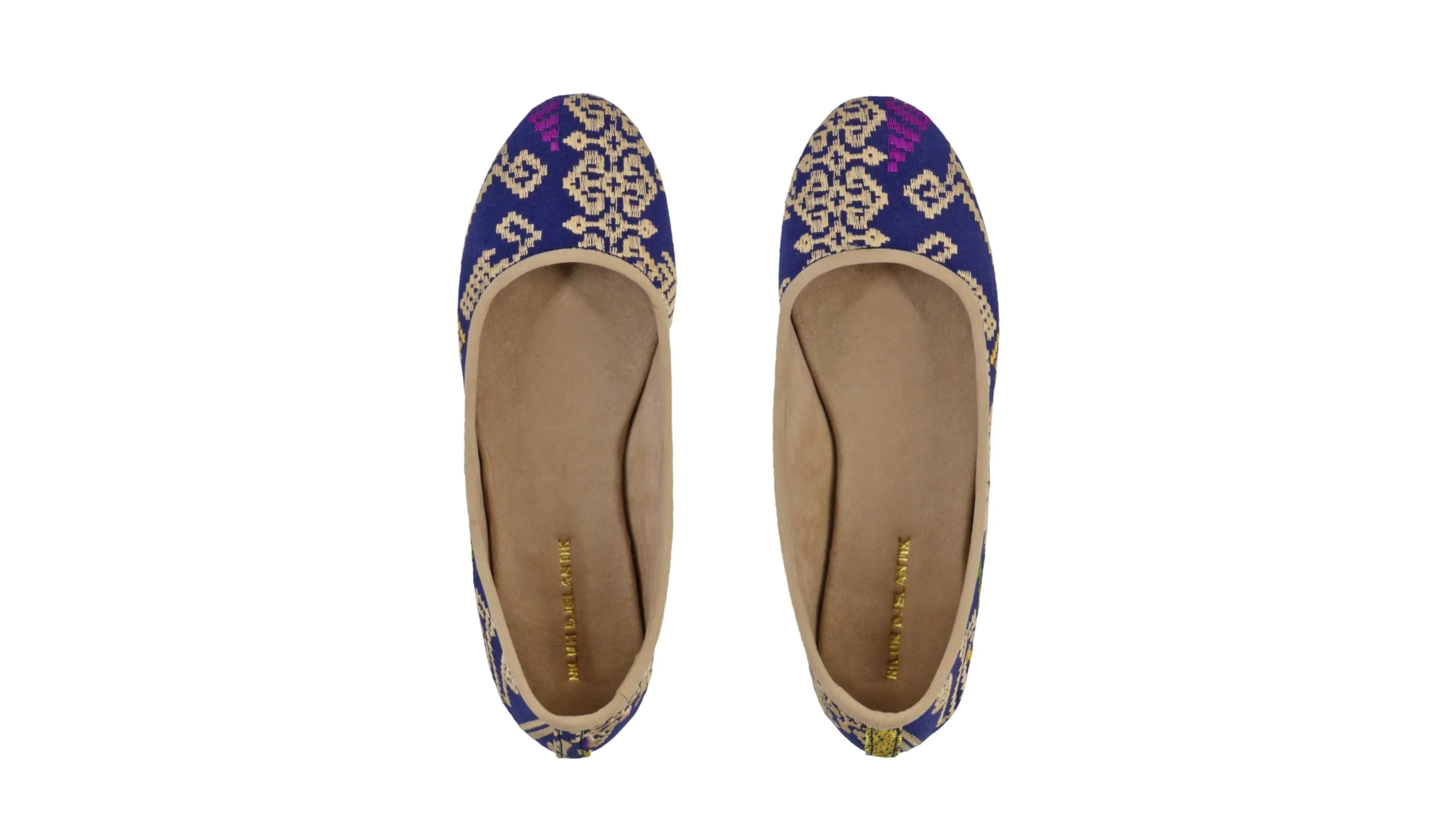 Kate Ballet 20mm - Songket Bleu