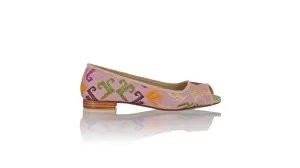 Kate Peeptoe Ballet 20mm - Songket Lavande