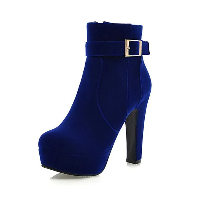 KemeKiss 2020 Grandes Tailles 33-43 Bottes de Soirée pour Femme Chaussures à Talons Hauts Mode Femme Bottes Sexy avec Fourrure d'Hiver Bottes Cheville Femme Chaussures Fashion Nova
