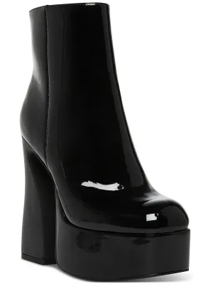 Bottes plates en cuir verni pour femmes Kourtt - Mi-mollet - Chaussures Ecco