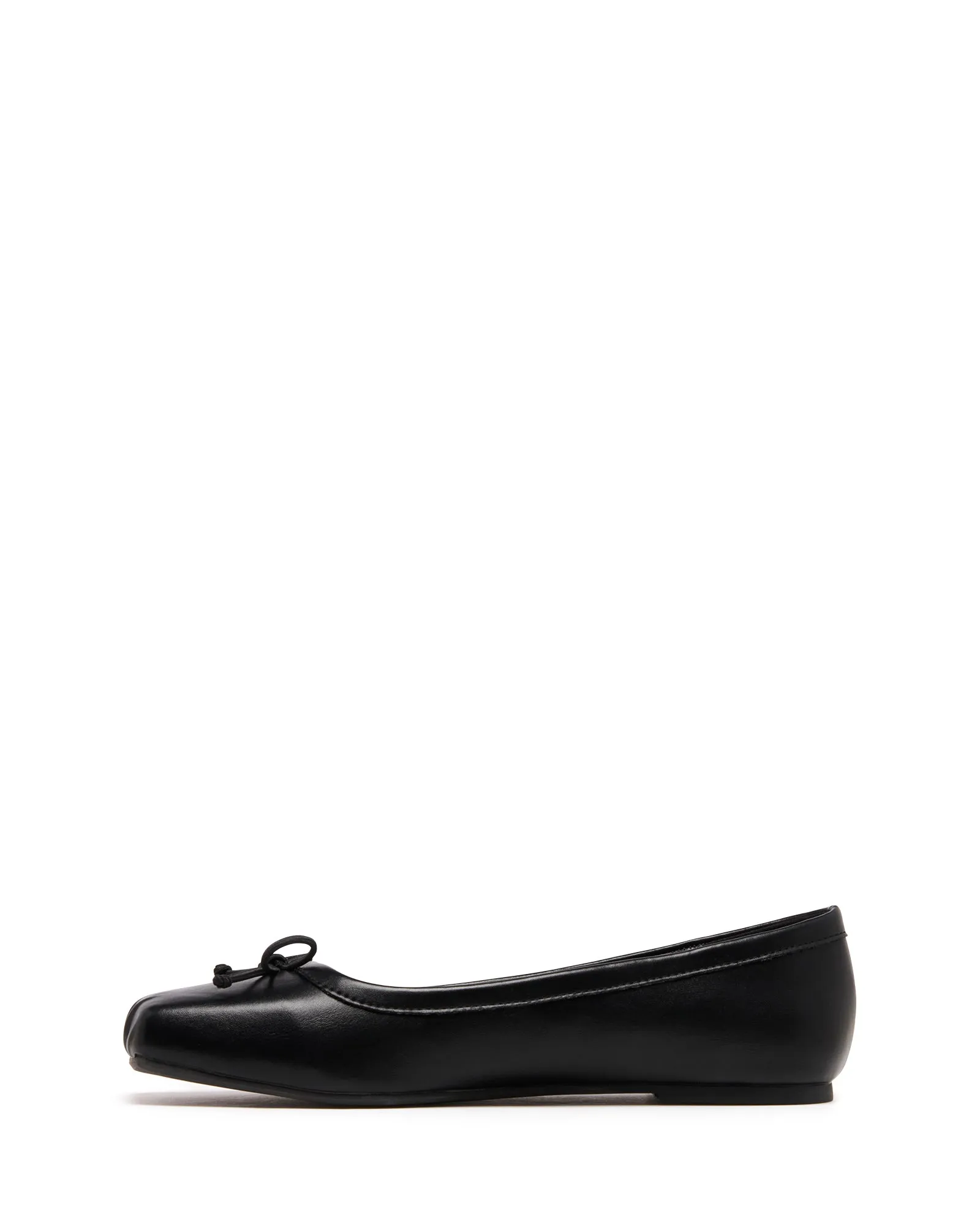 Ballerine Laine Noir Lisse