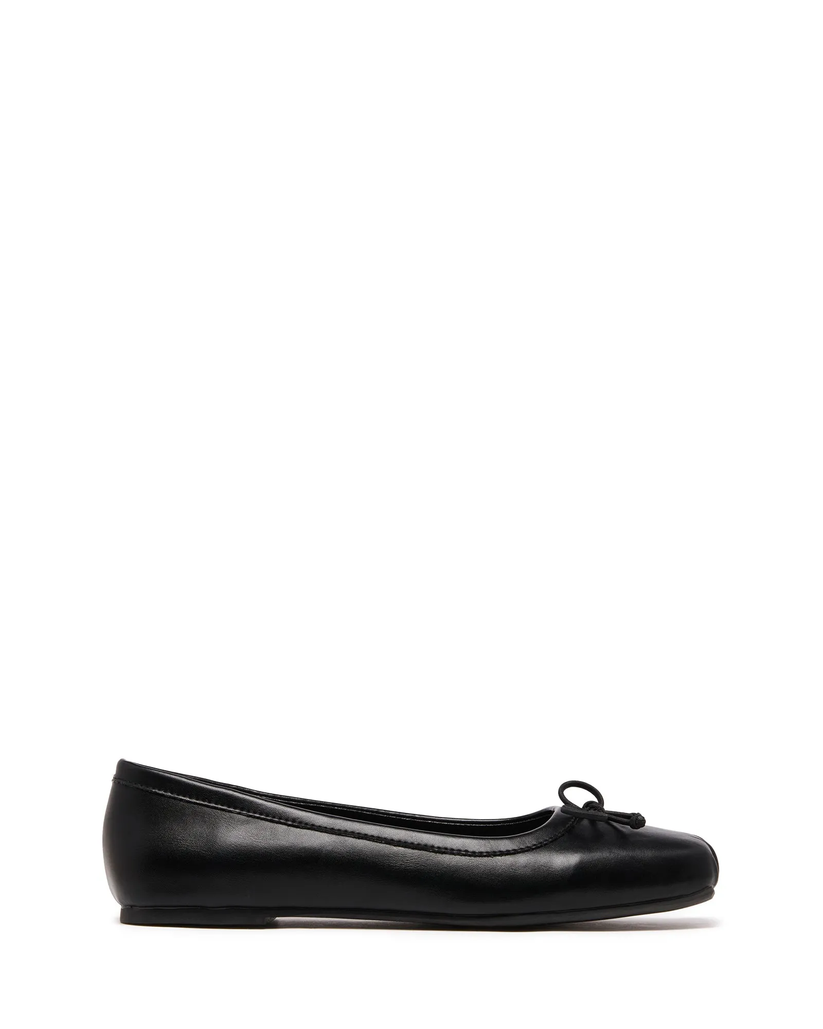 Ballerine Laine Noir Lisse