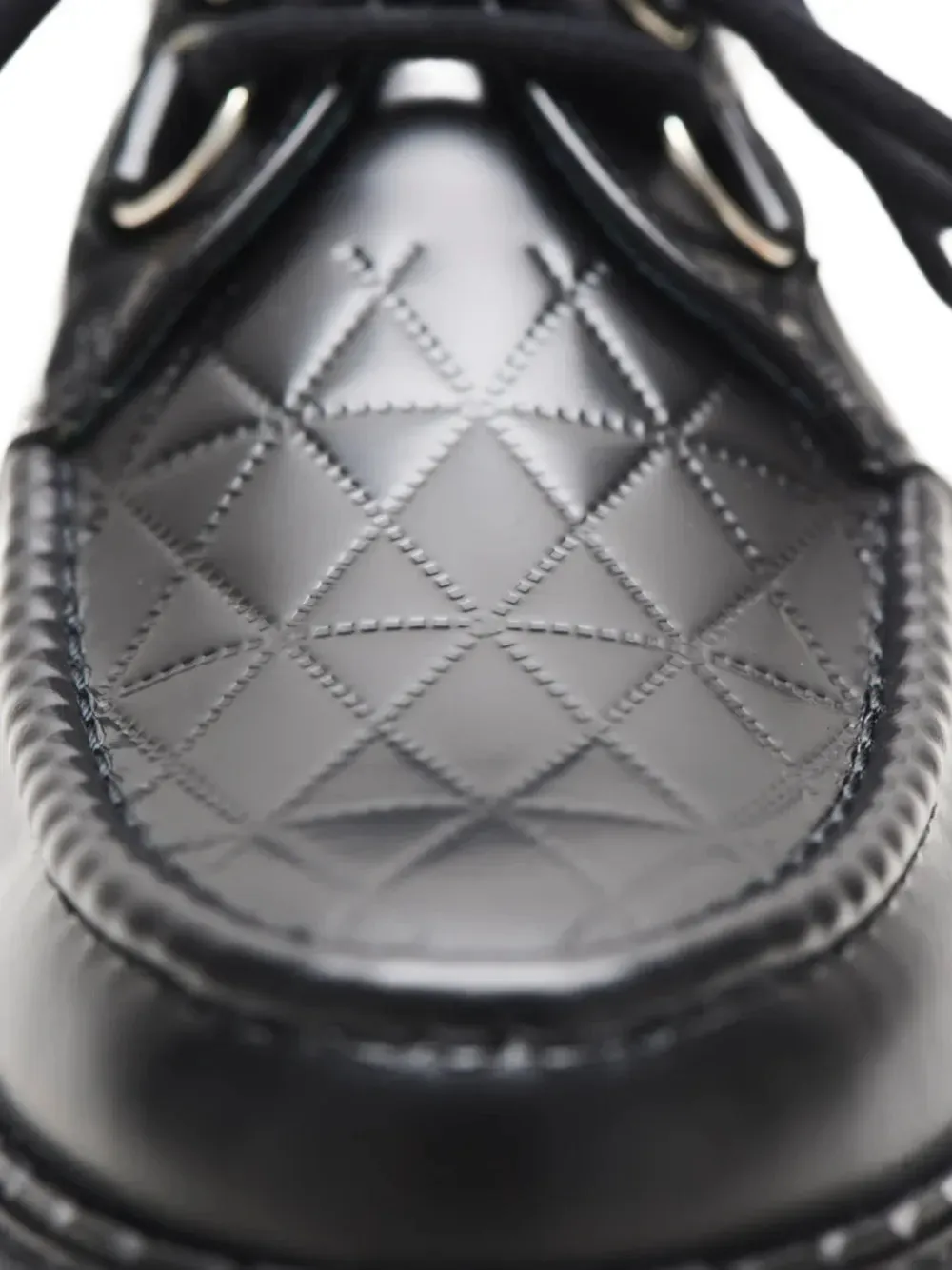Chaussures bateau en cuir