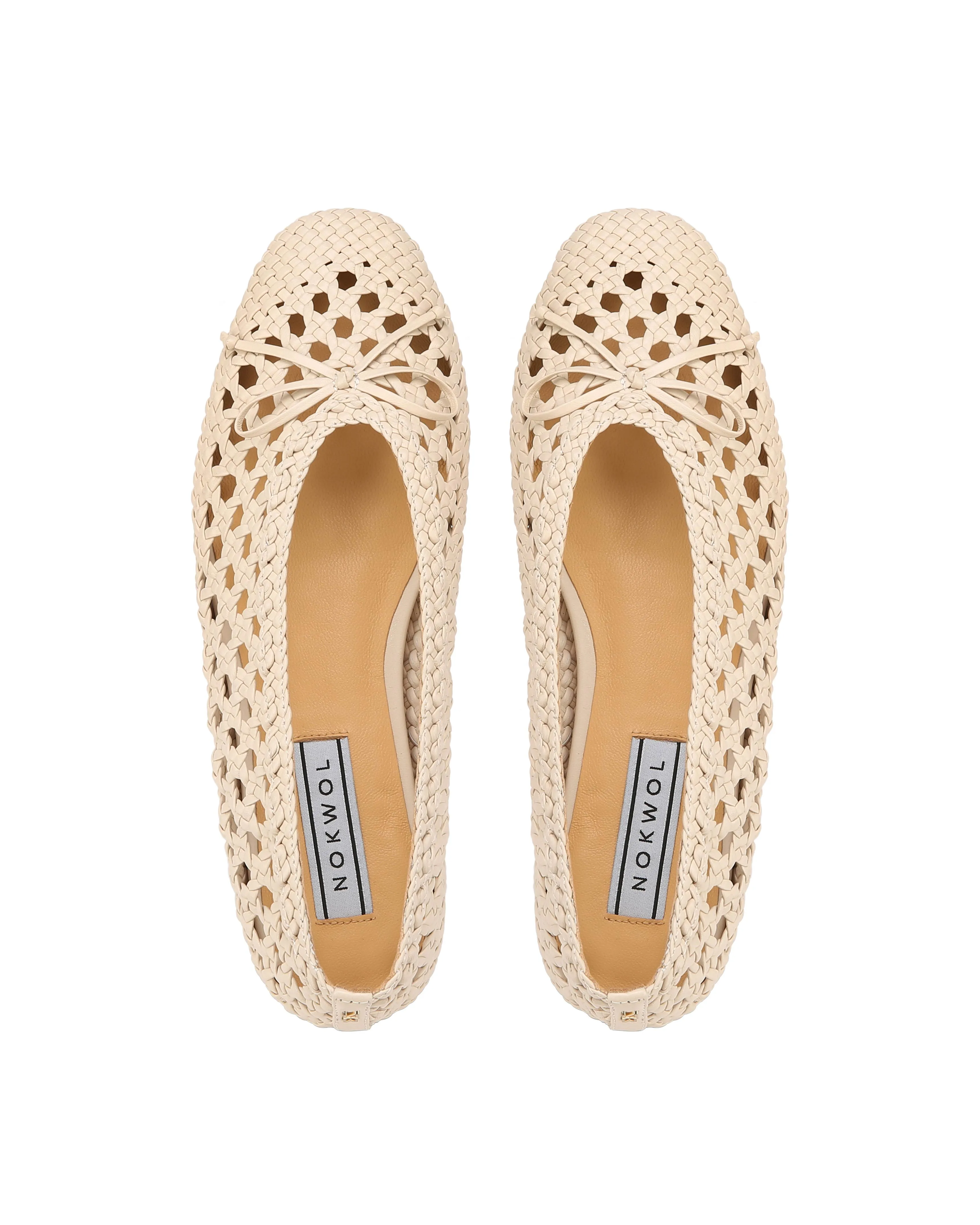 Leni Weave Cuir Beige