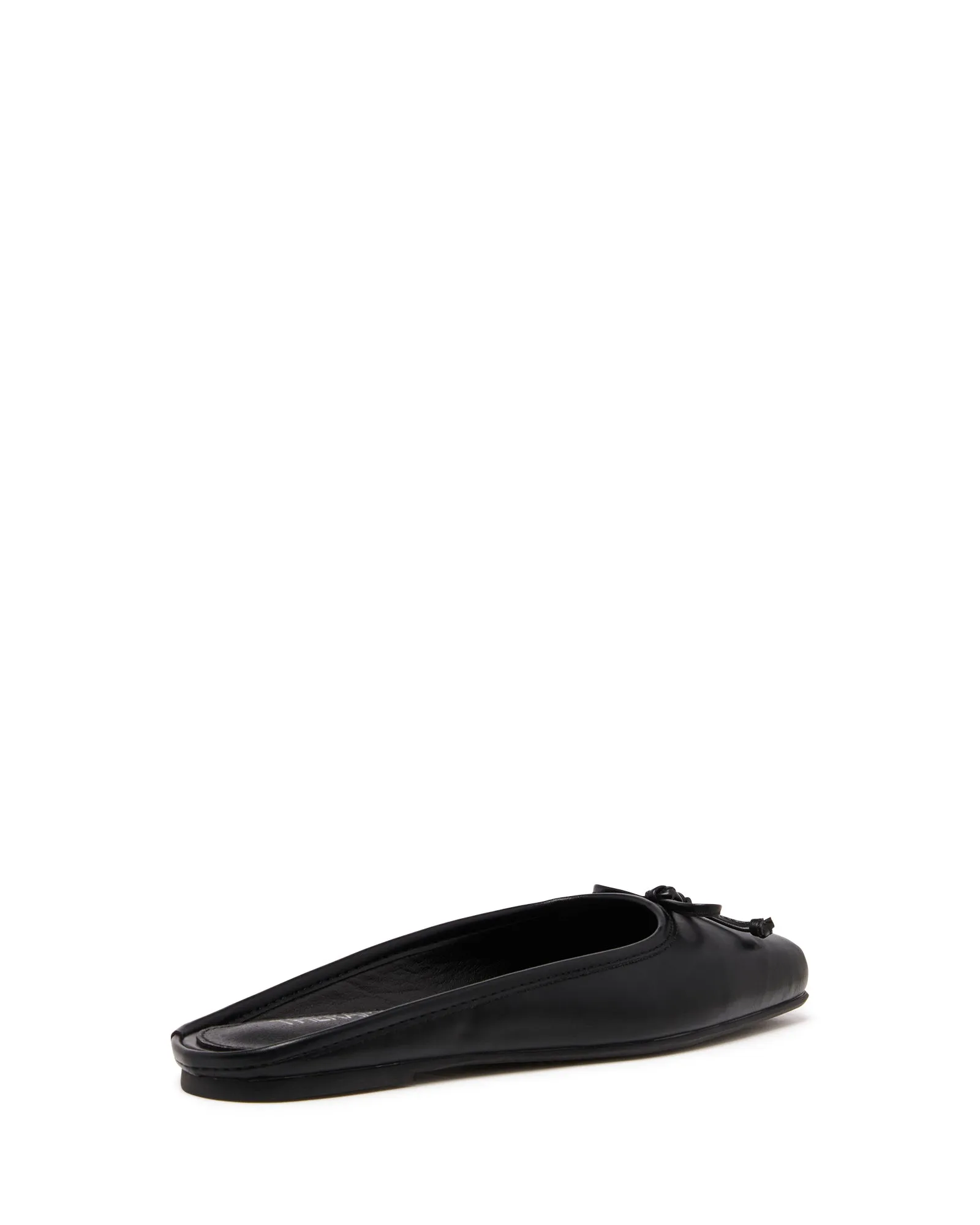 Lilah Ballerine Noir Lisse