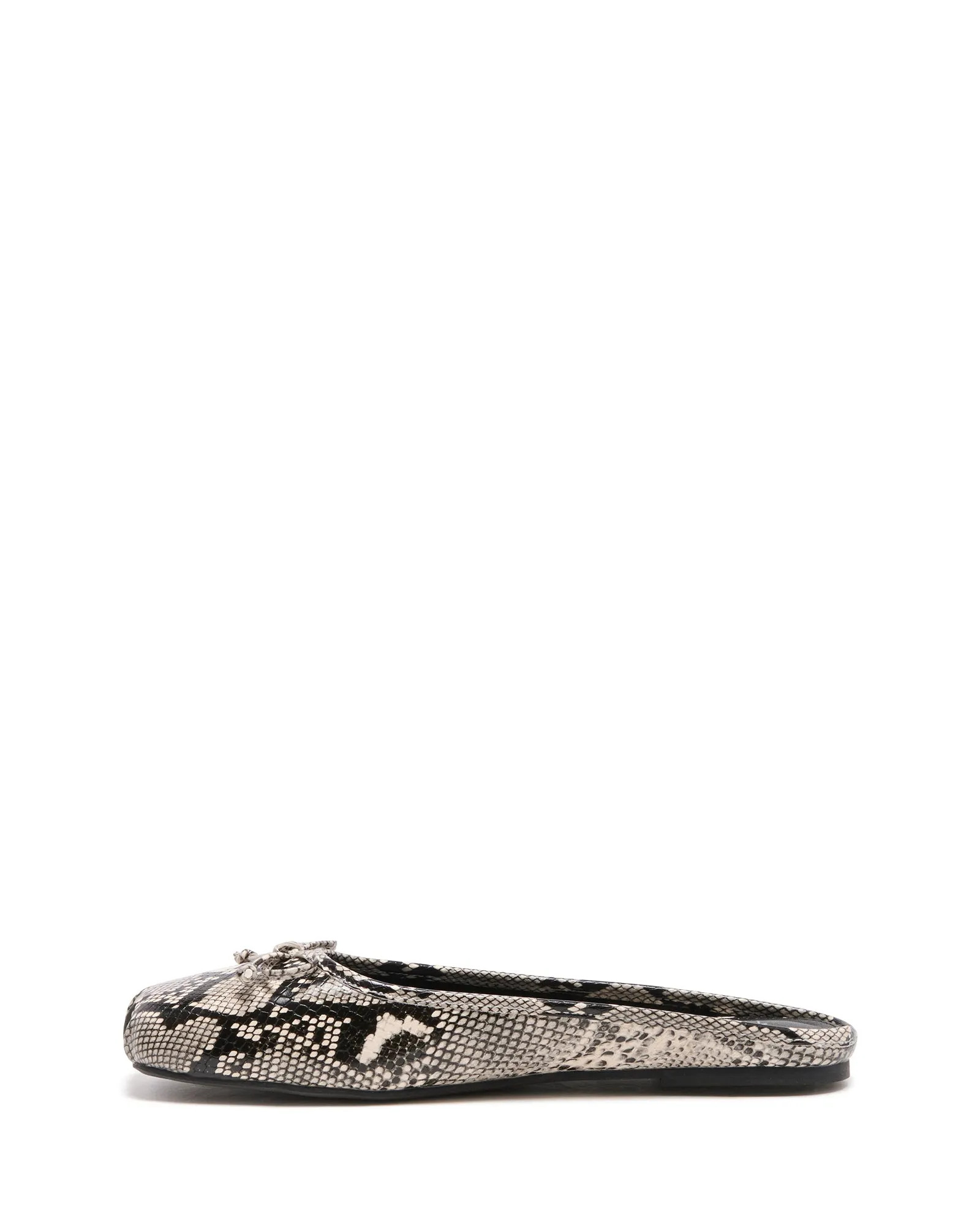 Lilah Ballerine Noir/Blanc Serpent