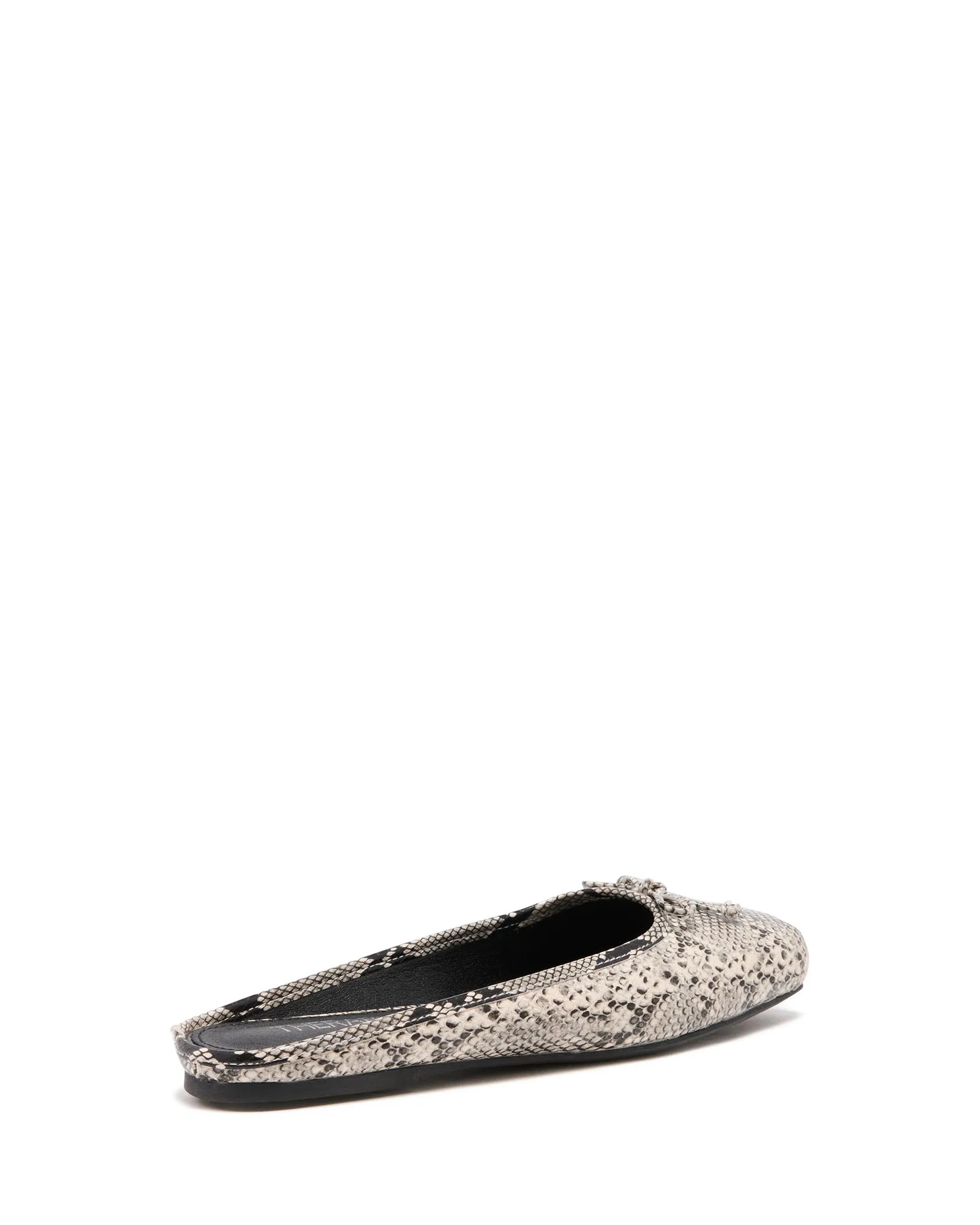 Lilah Ballerine Noir/Blanc Serpent