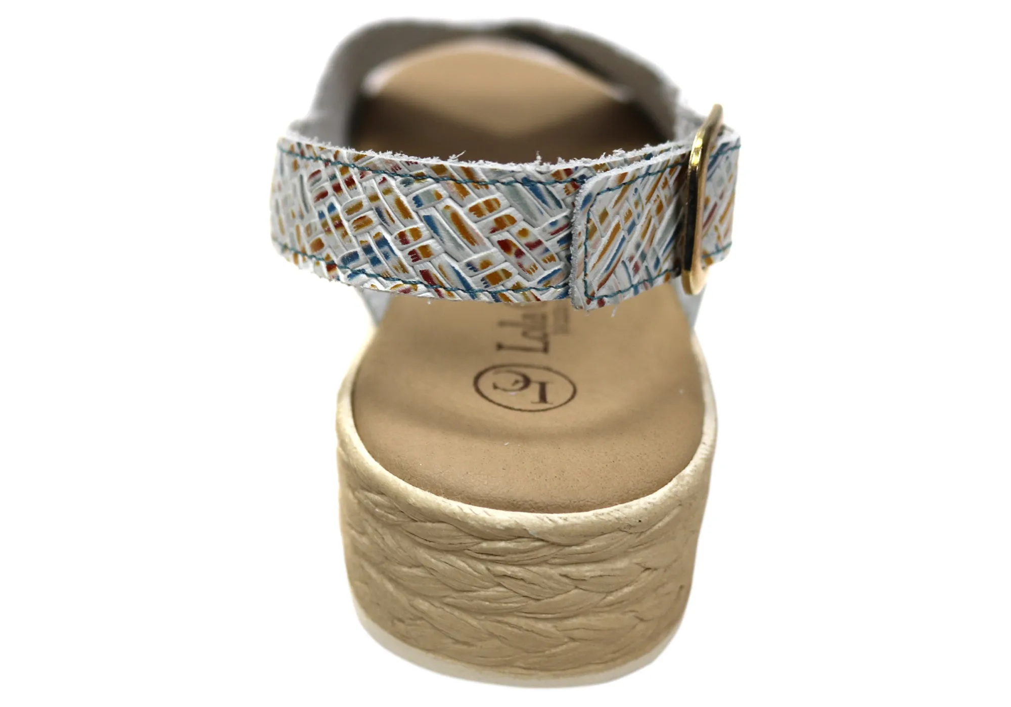 Sandales Espadrilles en Cuir Confortables pour Femmes Lola Canales Fonda Espagnoles Chaussures Lola Canales