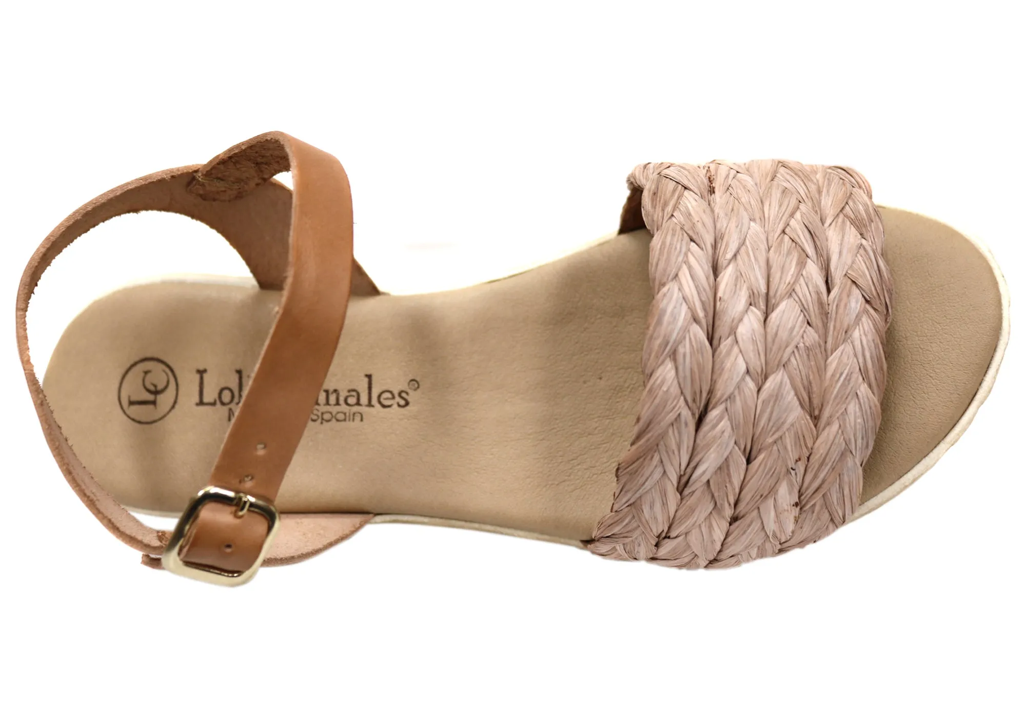 Sandales espadrilles confortables pour femmes Lola Canales Lorrie, chaussures Lola Canales