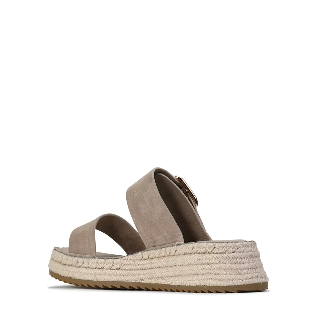 LUPA ESPADRILLE SANDALE À LANIÈRES
