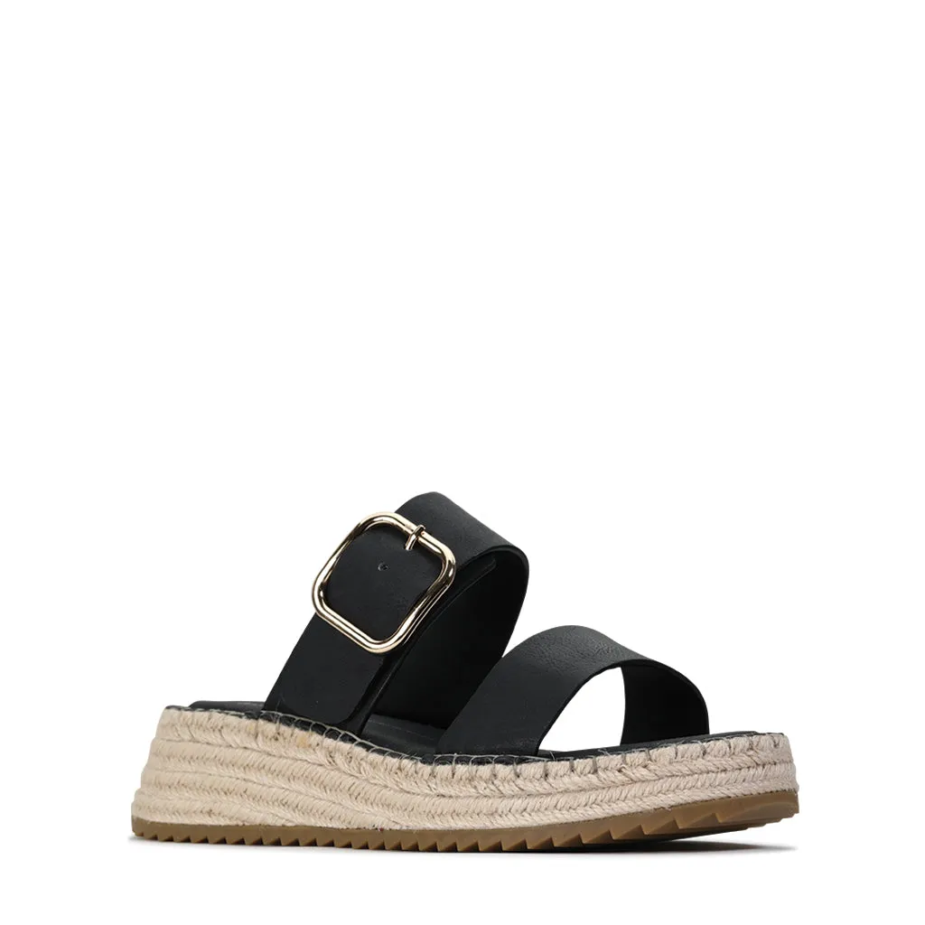 LUPA ESPADRILLE SANDALE À LANIÈRES