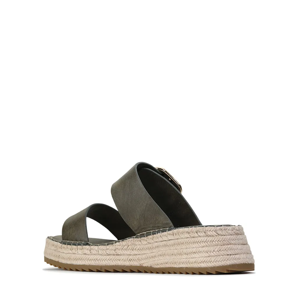 LUPA ESPADRILLE SANDALE À LANIÈRES