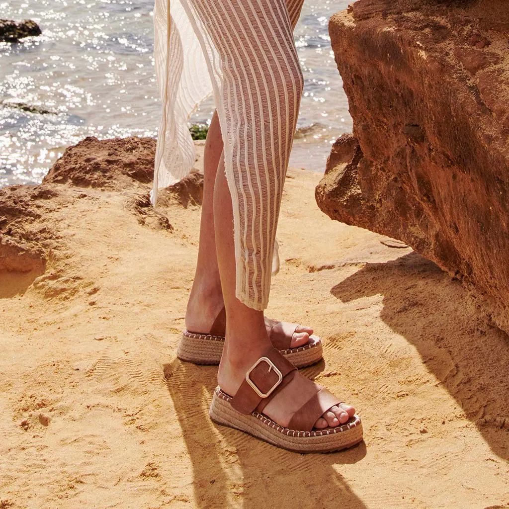 LUPA ESPADRILLE SANDALE À LANIÈRES