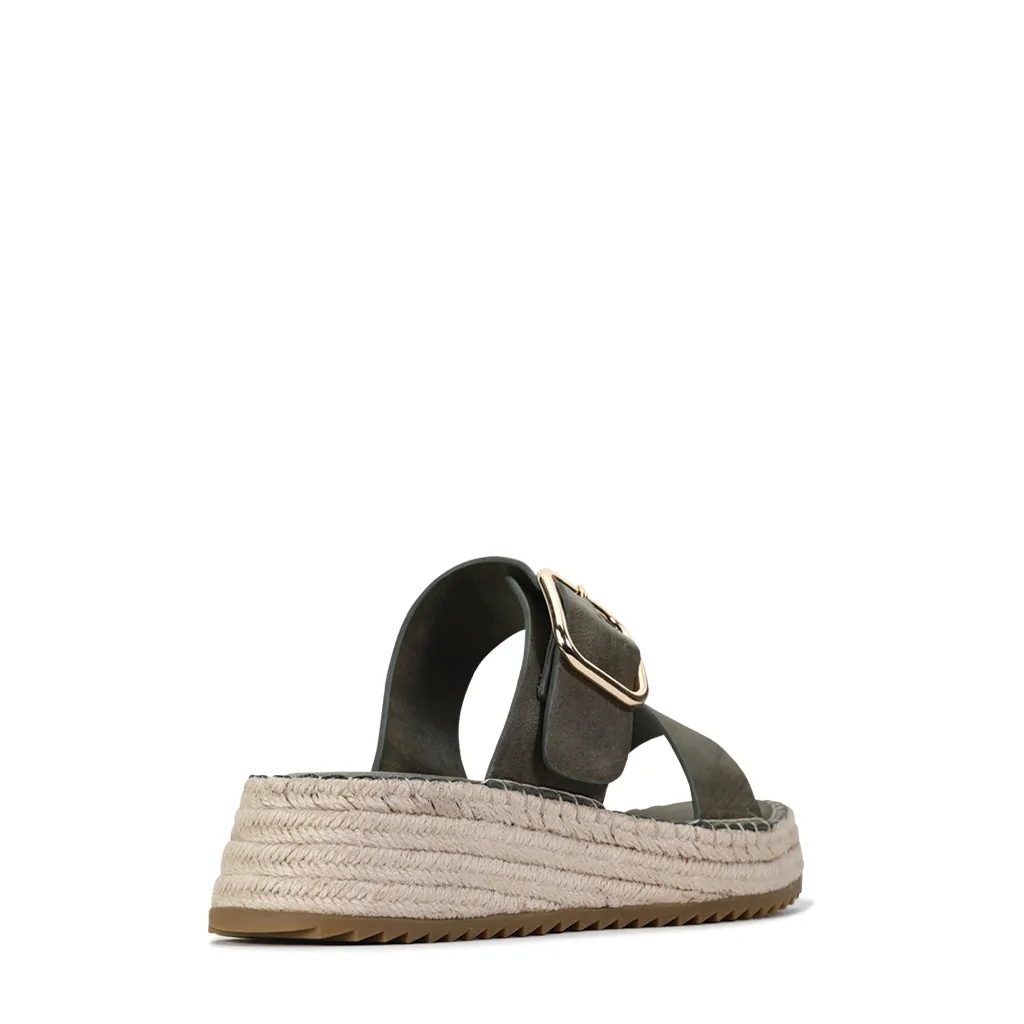 LUPA ESPADRILLE SANDALE À LANIÈRES