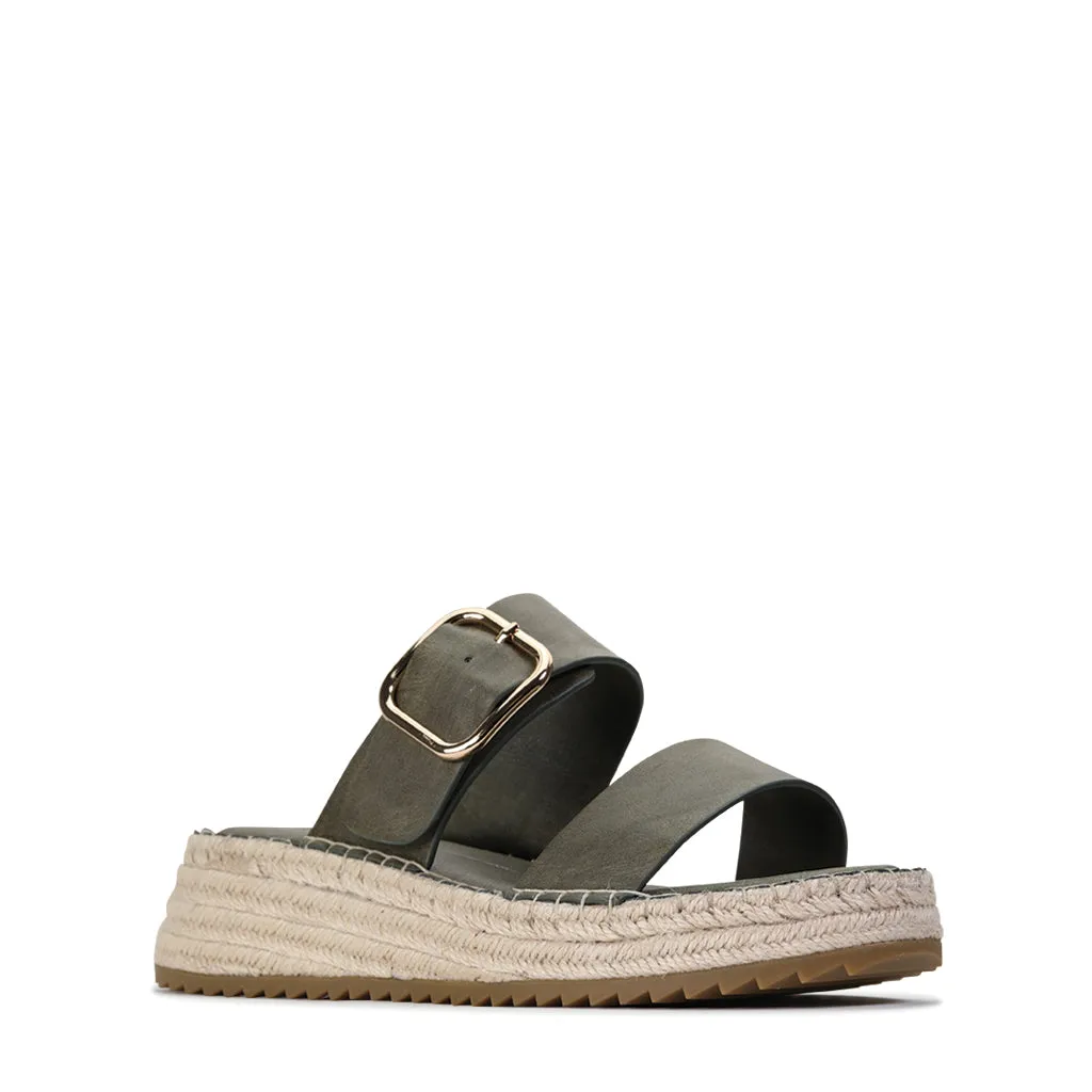 LUPA ESPADRILLE SANDALE À LANIÈRES